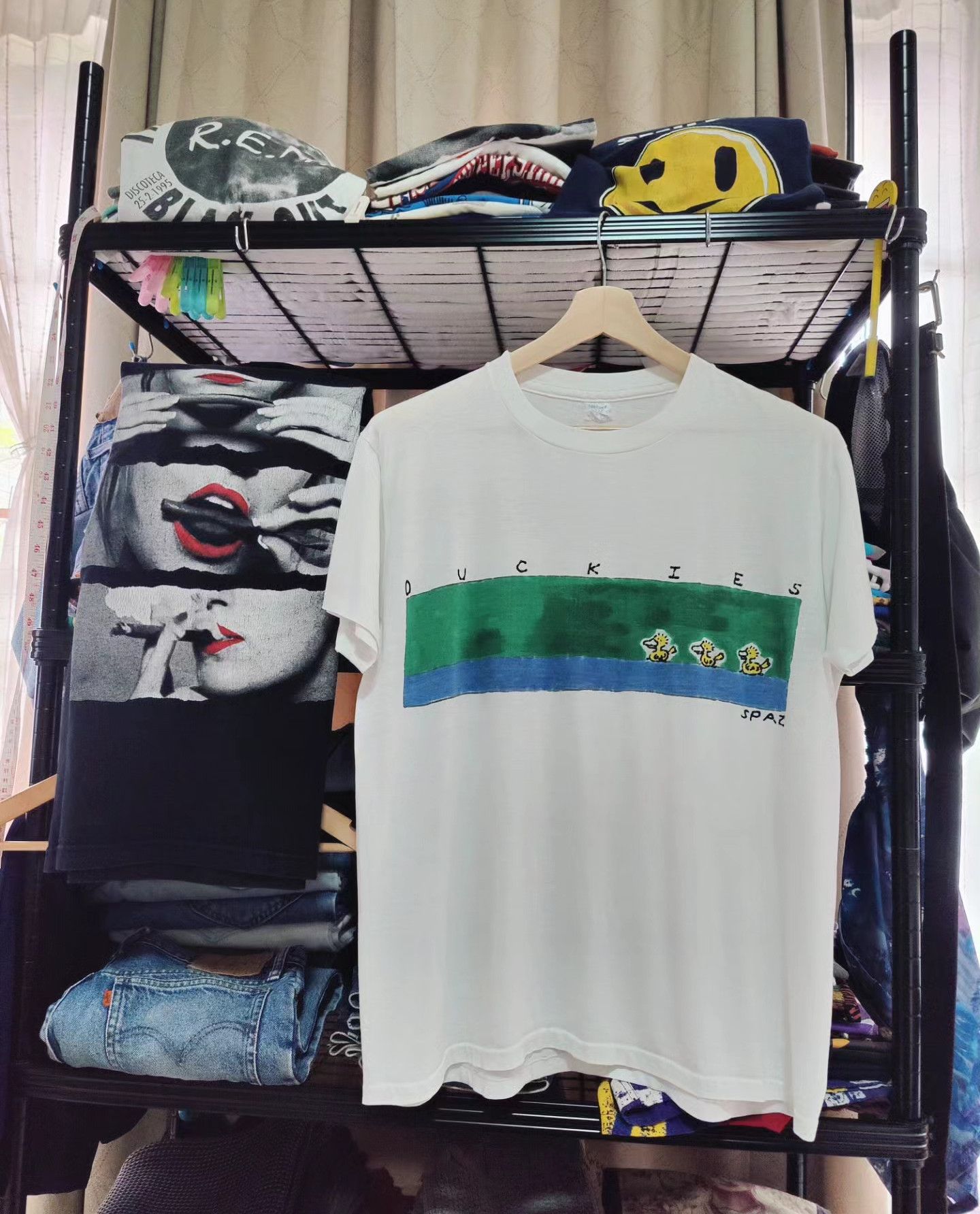 Vintage vintage 80s - Duckies Spaz 🐤🐤🐤 Size US L / EU 52-54 / 3 - 1 Thumbnail