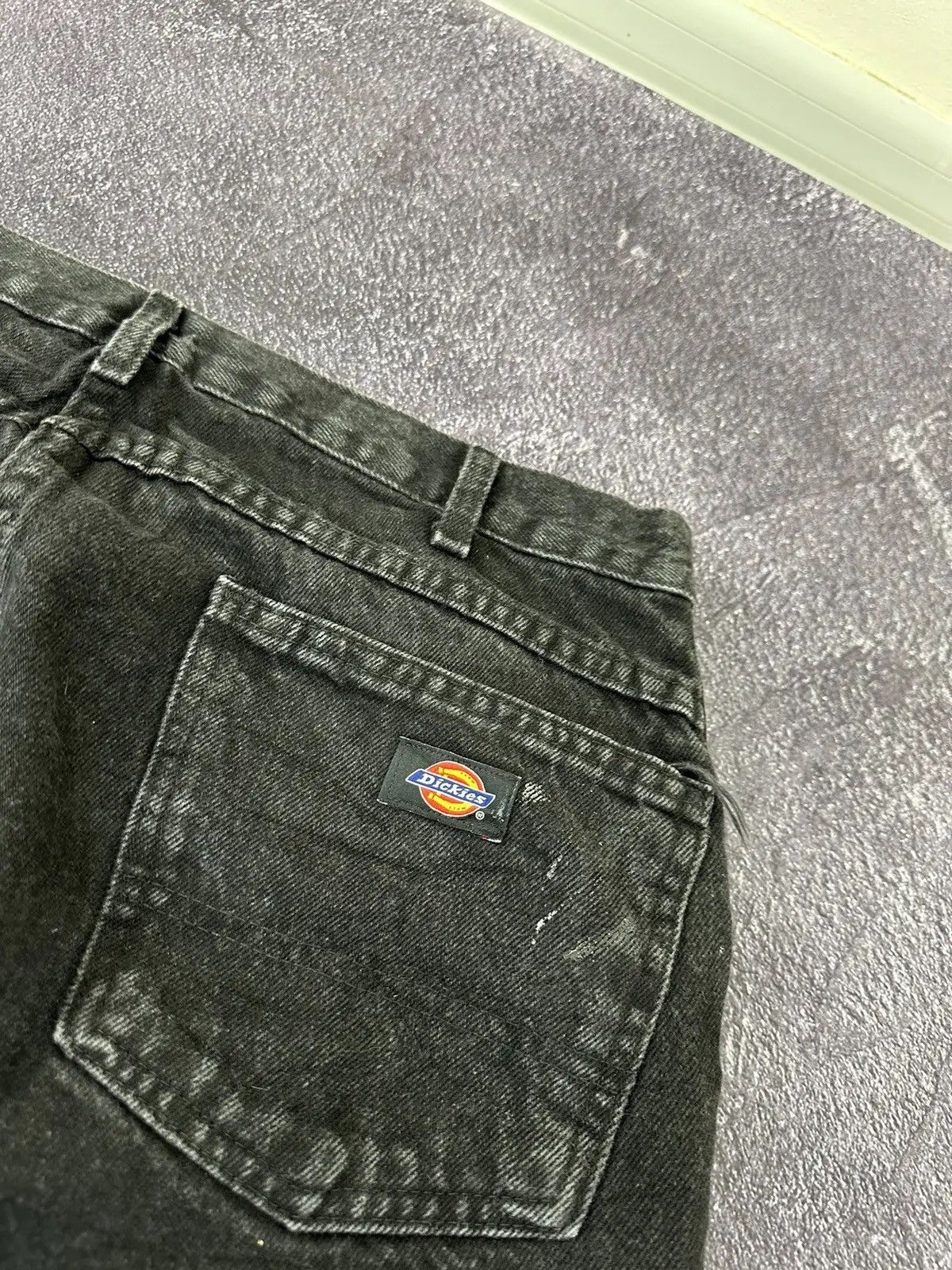 Dickies × Vintage Vintage Dickies Black Denim Straight Fit Hype Work Jeans Size US 34 / EU 50 - 7 Thumbnail