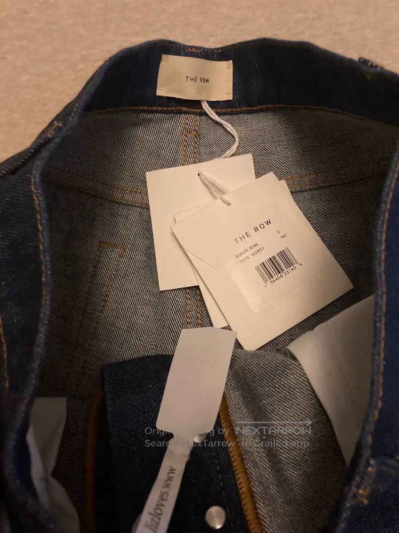 The Row The row size 0 New blue straight leg jeans Size 22" - 2 Thumbnail