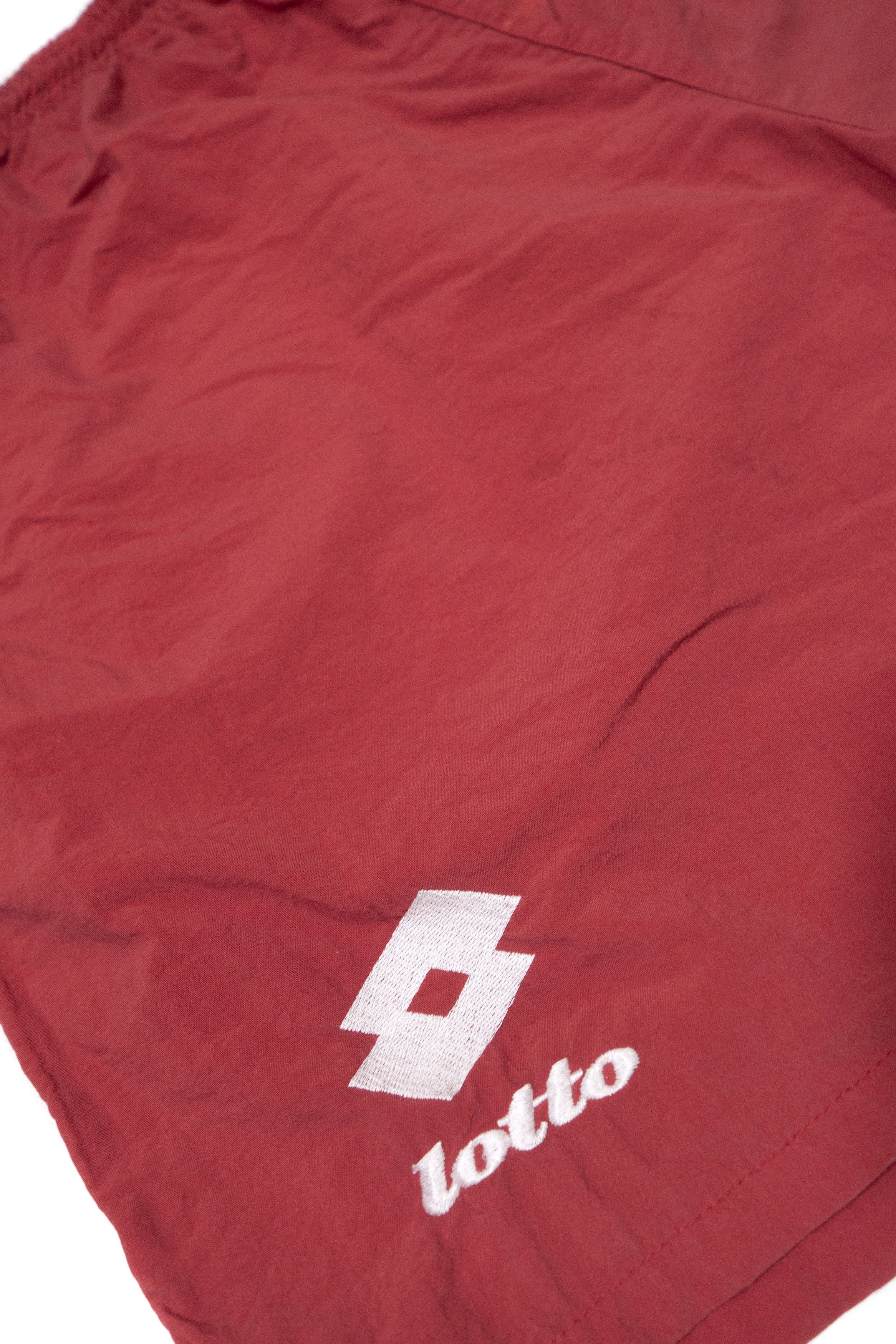 Lotto Sport 90S AC Milan Logo Football Shorts Size US 36 / EU 52 - 4 Thumbnail