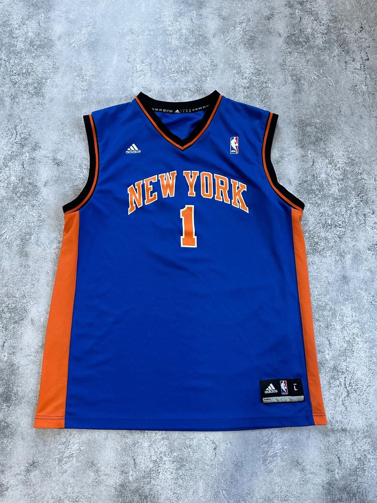 Adidas Adidas NBA New York Knicks #1 Amare Stoudemire Jersey Size US L / EU 52-54 / 3 - 1 Thumbnail