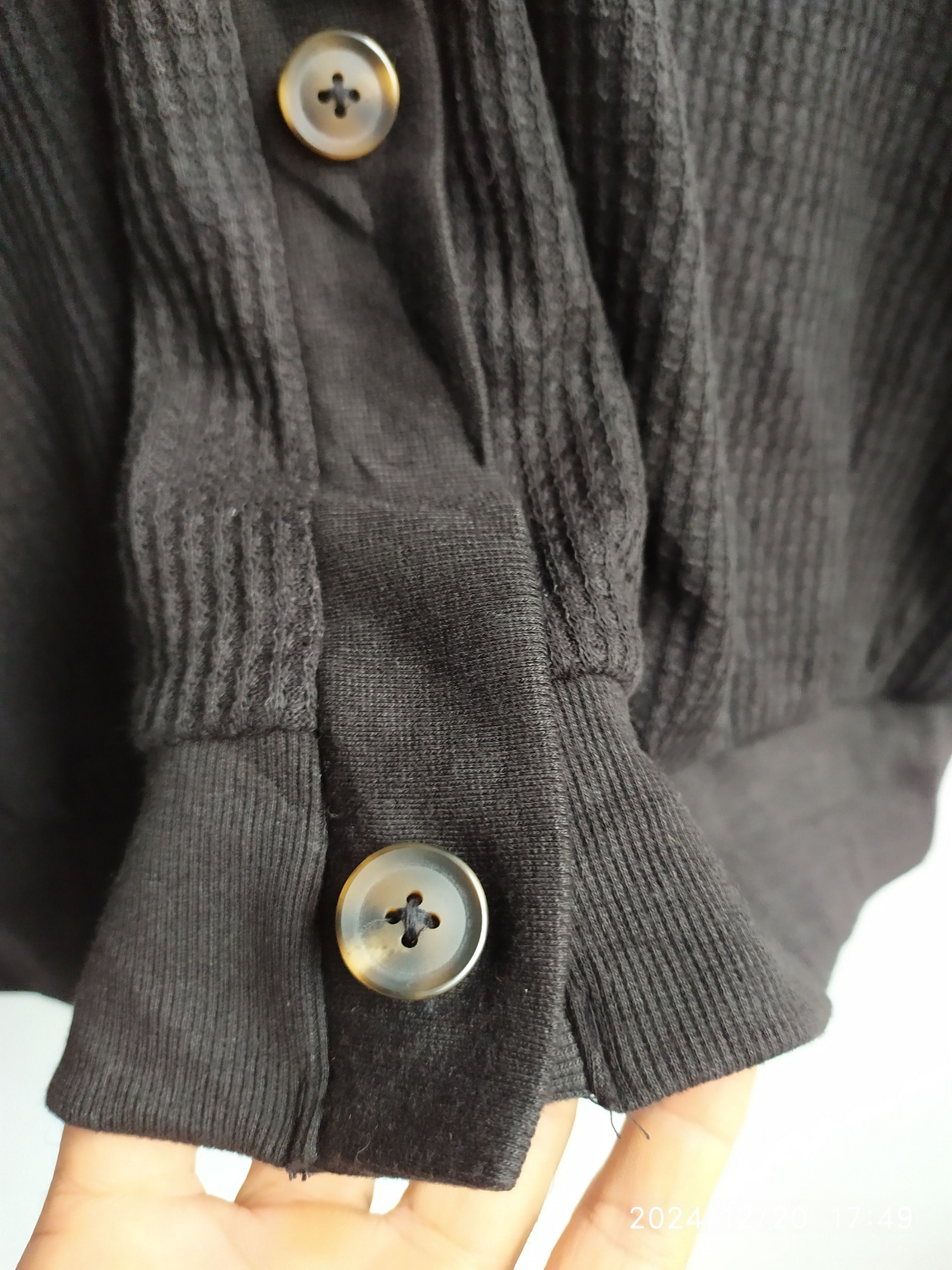 Japanese Brand Japanese BLack Cardigan Size US L / EU 52-54 / 3 - 4 Thumbnail