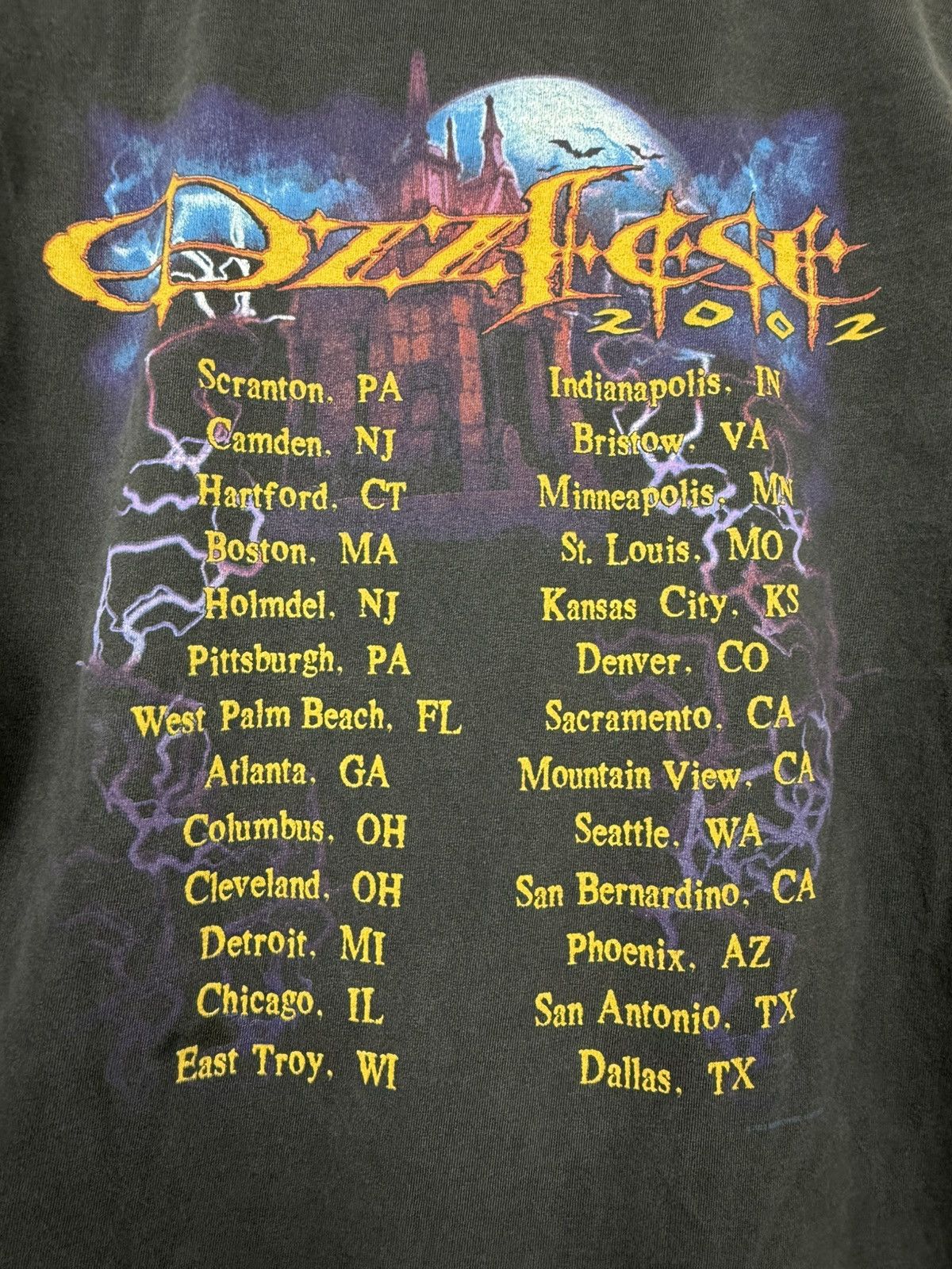 Band Tees Ozzy Ozzfest 2002 Shirt Size US L / EU 52-54 / 3 - 4 Thumbnail