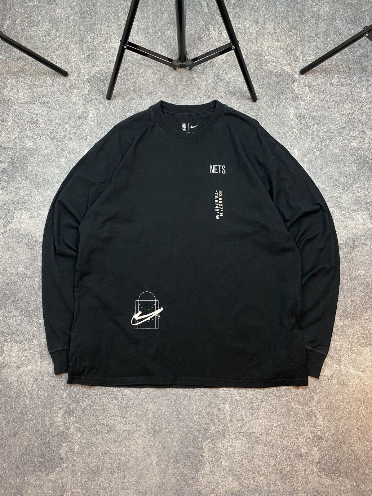 NBA × Nike Nike Brooklyn Nets NBA Basketball Sweatshirt Size US L / EU 52-54 / 3 - 1 Thumbnail