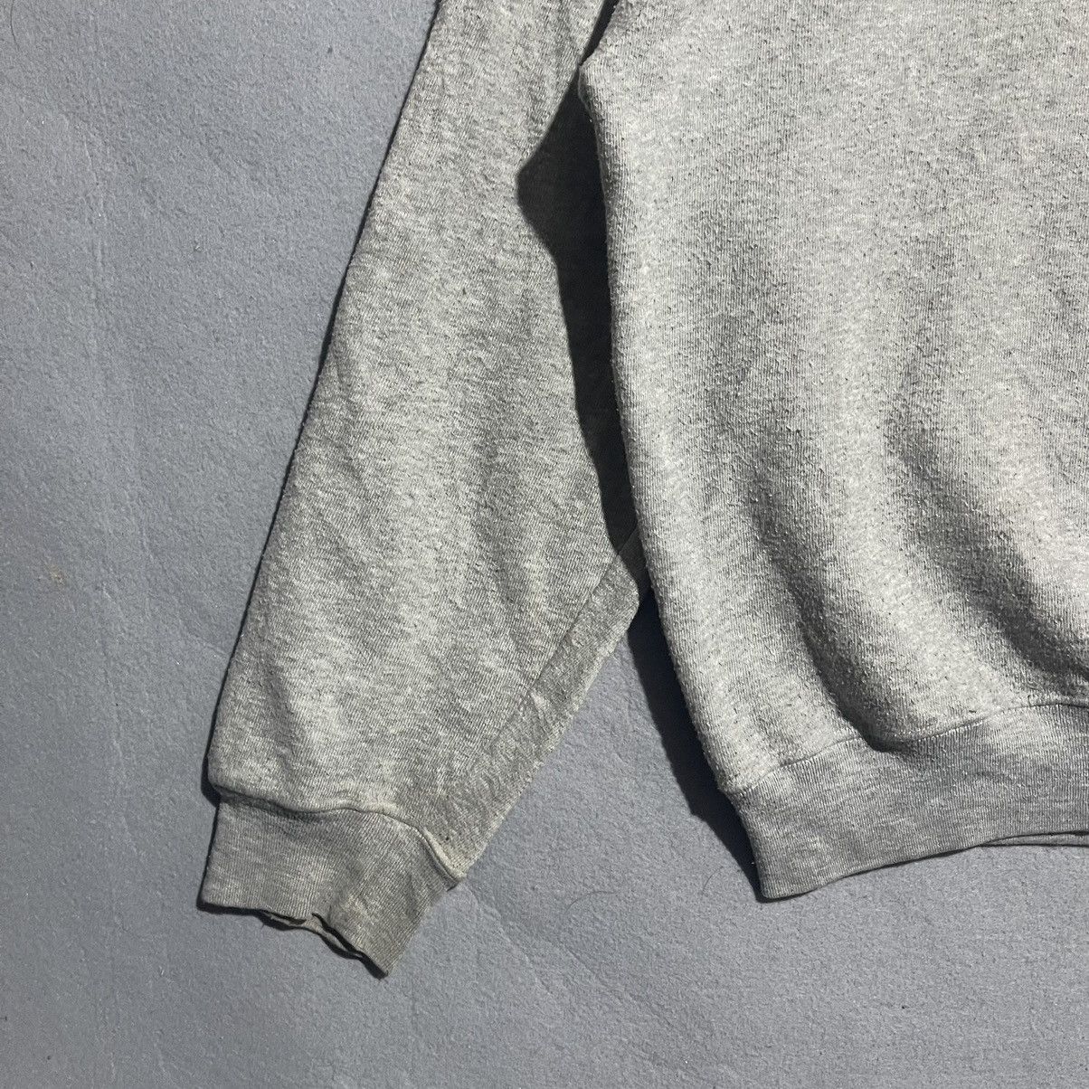 Nike 1990s Nike Swoosh Crewneck Sweatshirt Grey Size US L / EU 52-54 / 3 - 5 Thumbnail