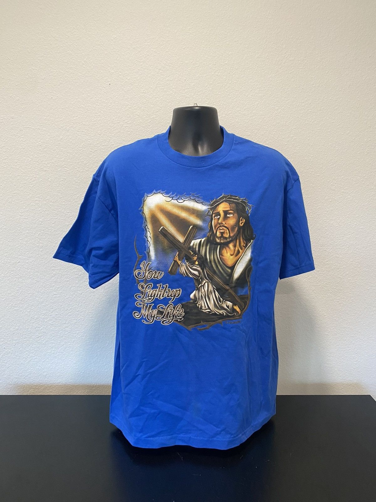 Vintage Jesus you light up my life shirt y2k Size US XL / EU 56 / 4 - 1 Thumbnail