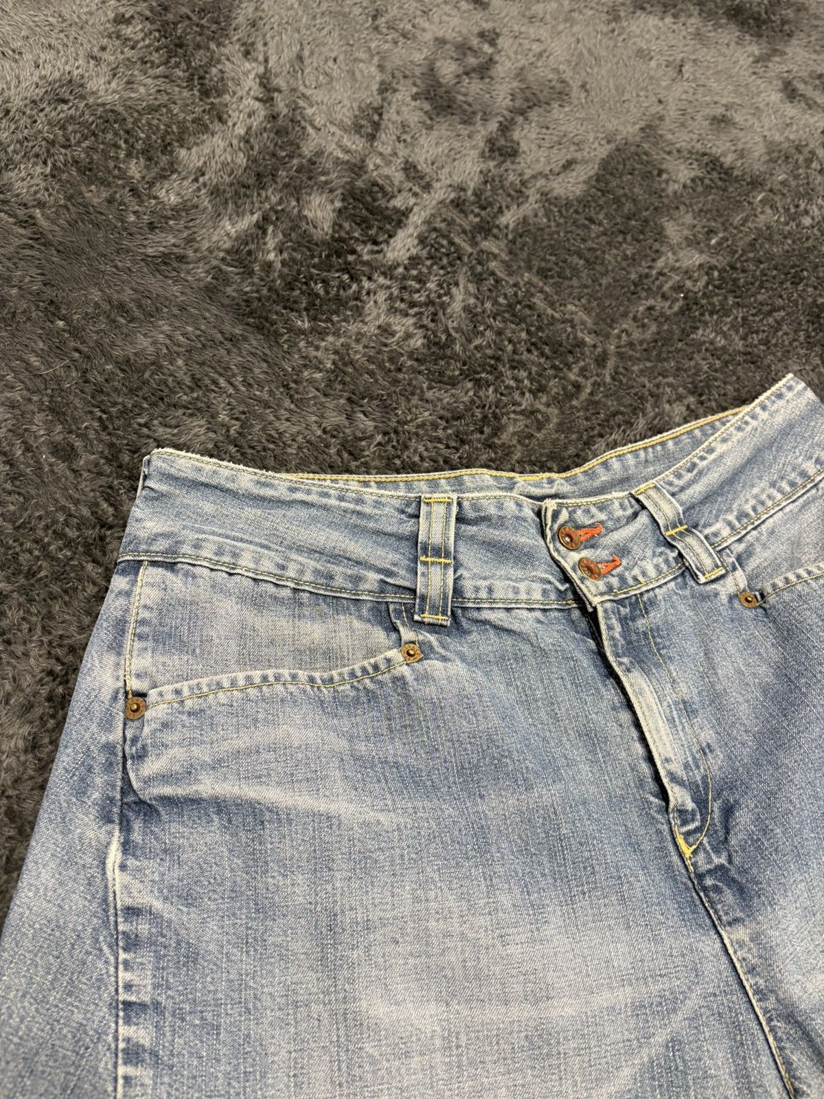 Levi's RARE Vintage Levis Engineered Jeans Baggy Shorts JNCO Style Size US 32 / EU 48 - 6 Thumbnail