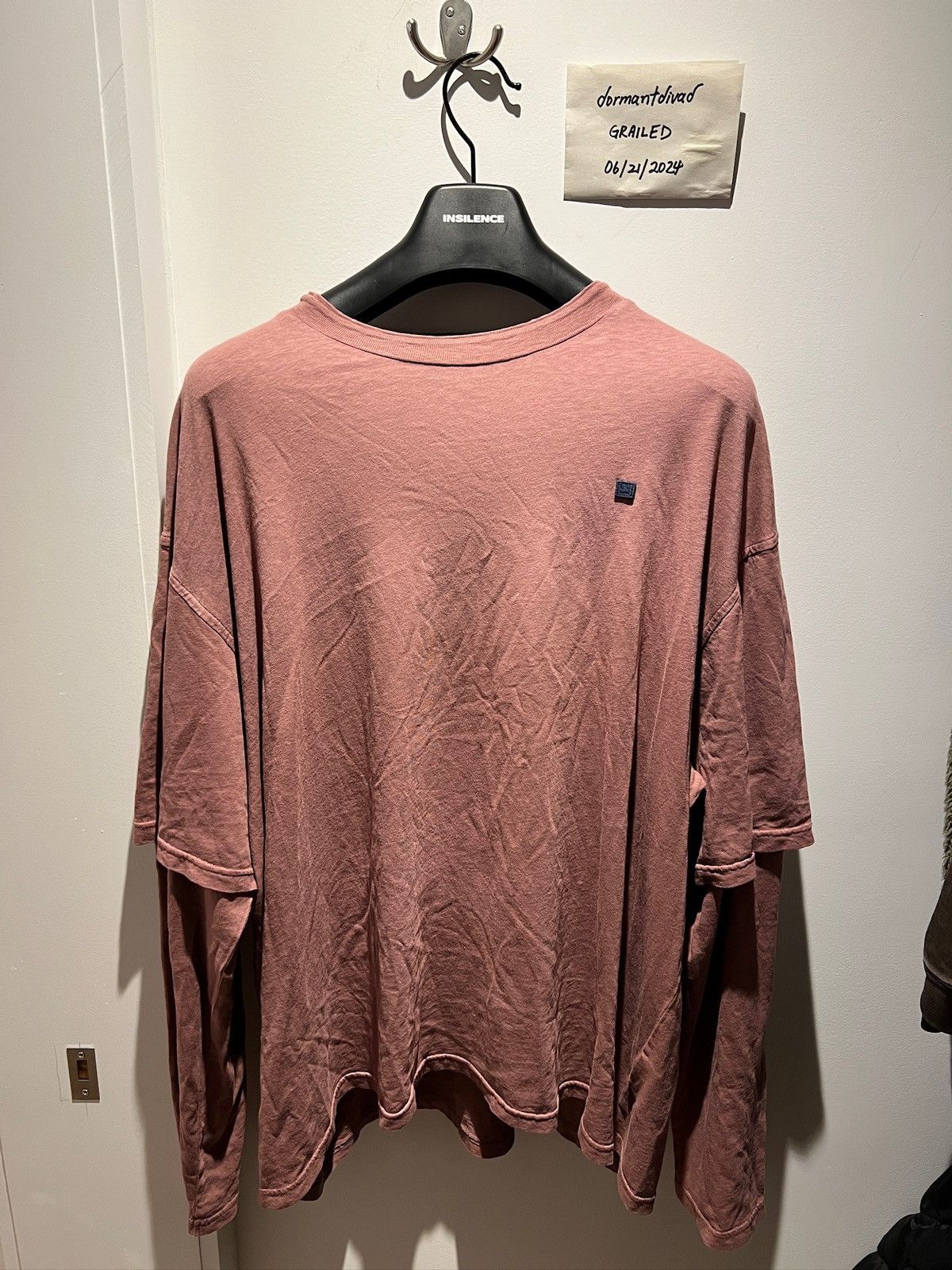 Acne Studios Acne Studios Face Patch Layered Long Sleeve T-Shirt Size US L / EU 52-54 / 3 - 1 Thumbnail