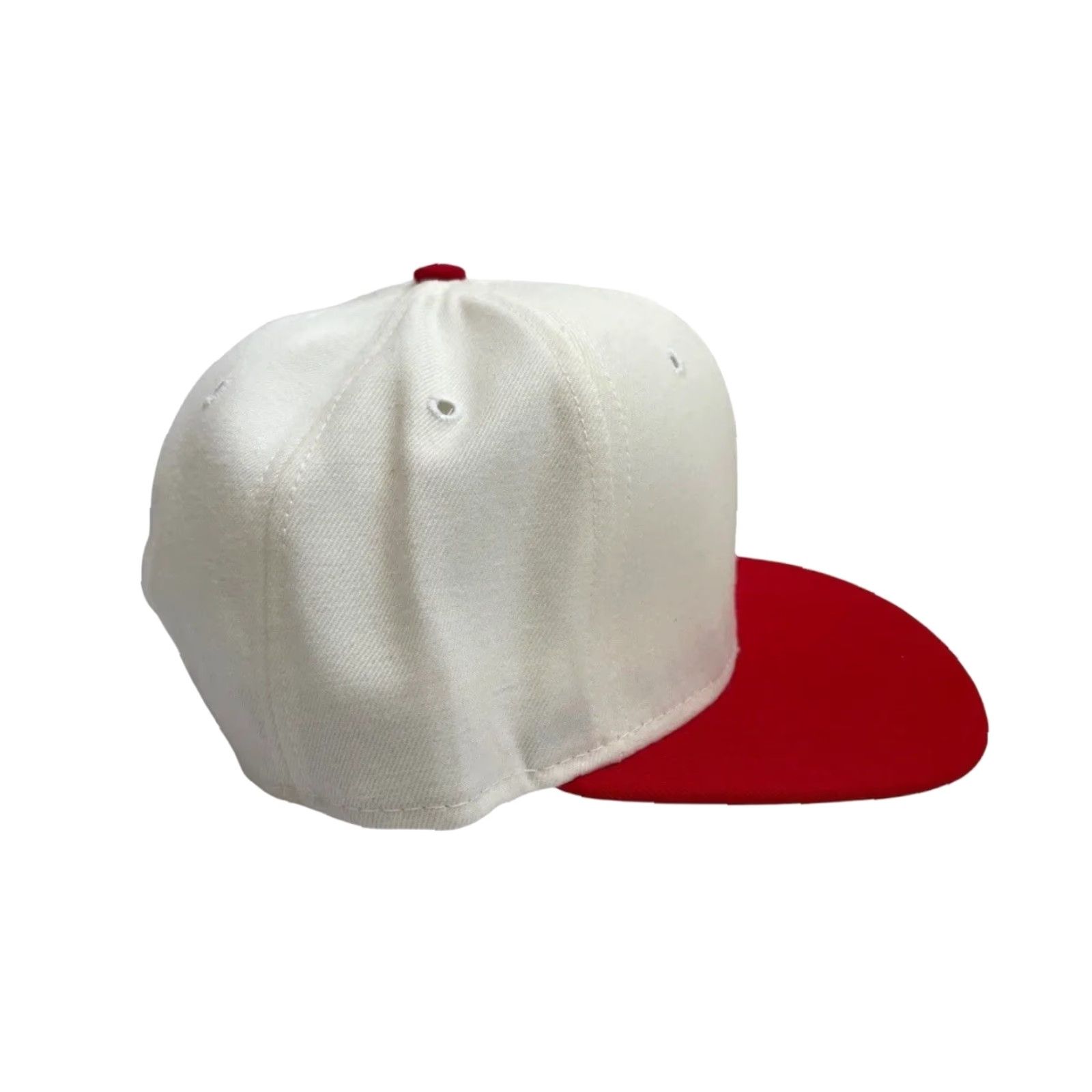 Vintage VINTAGE DeLong Wool Snapback Hat Cap Adult M/L Red 90s Deadstock NWOT Made in USA Snapback Mens Hats Size ONE SIZE - 3 Thumbnail