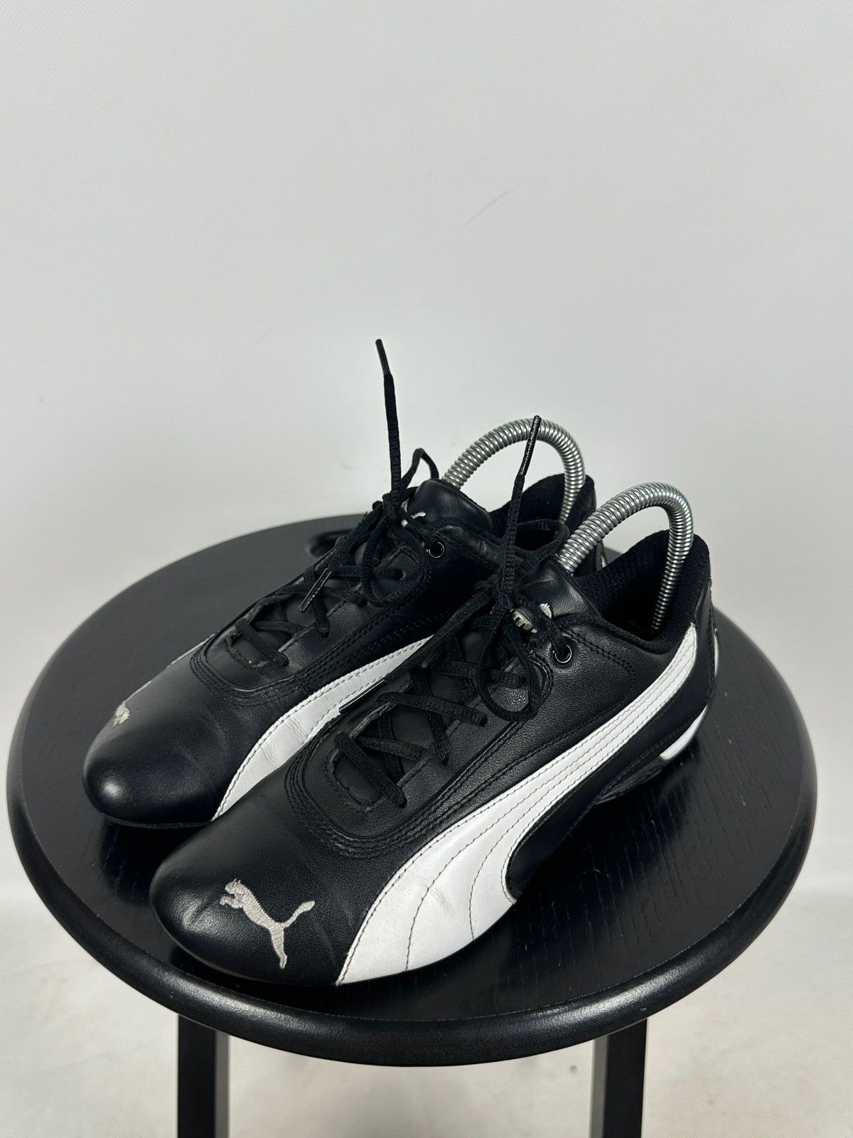 Puma Vintage Puma Speedcat Black/White Leather Y2K Sneakers Size US 5 / IT 35 - 3 Thumbnail