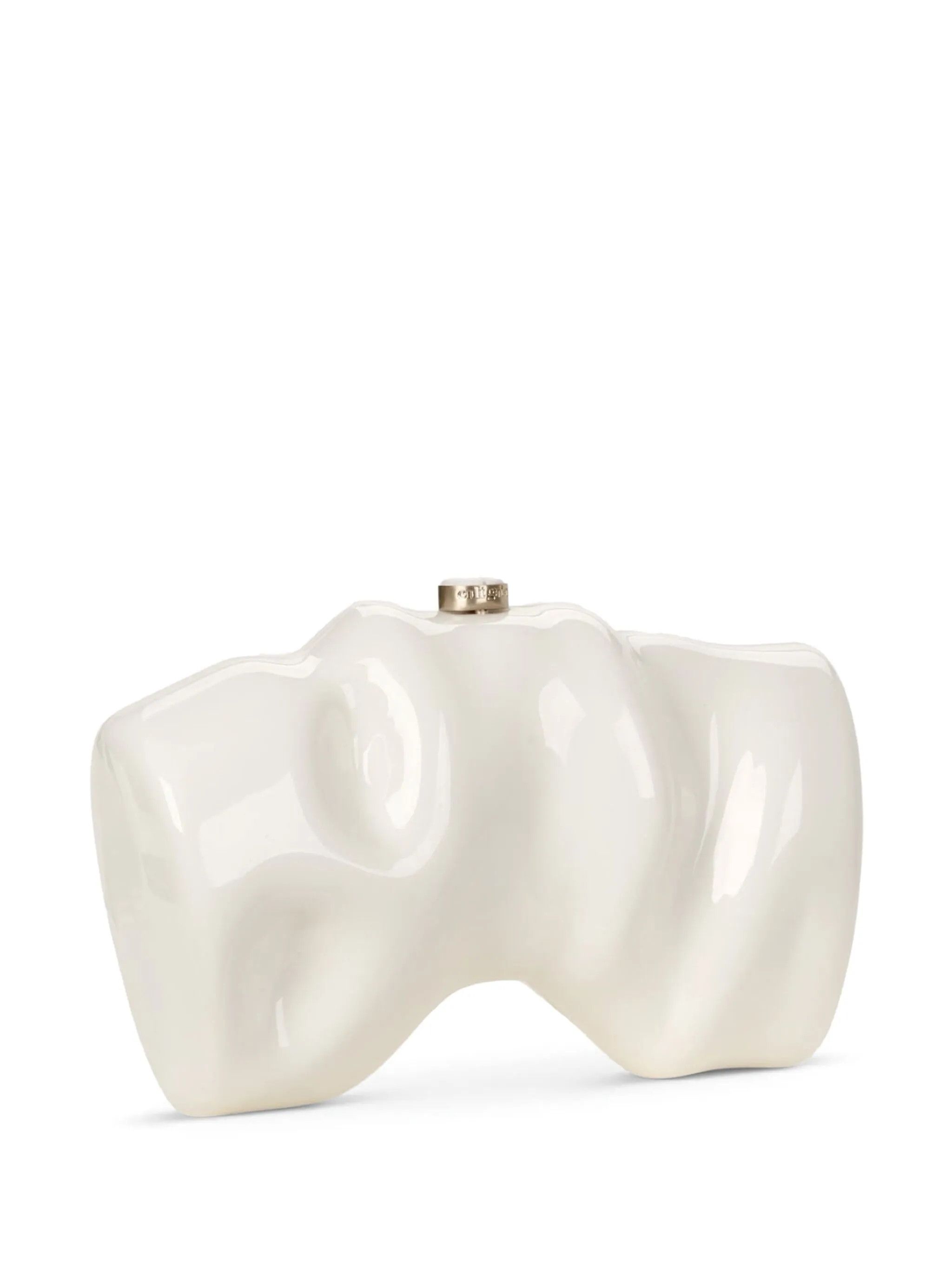 Cult Gaia os11x0126 Size: OS / Scrunch Clutch Bag in White Size ONE SIZE - 2 Thumbnail
