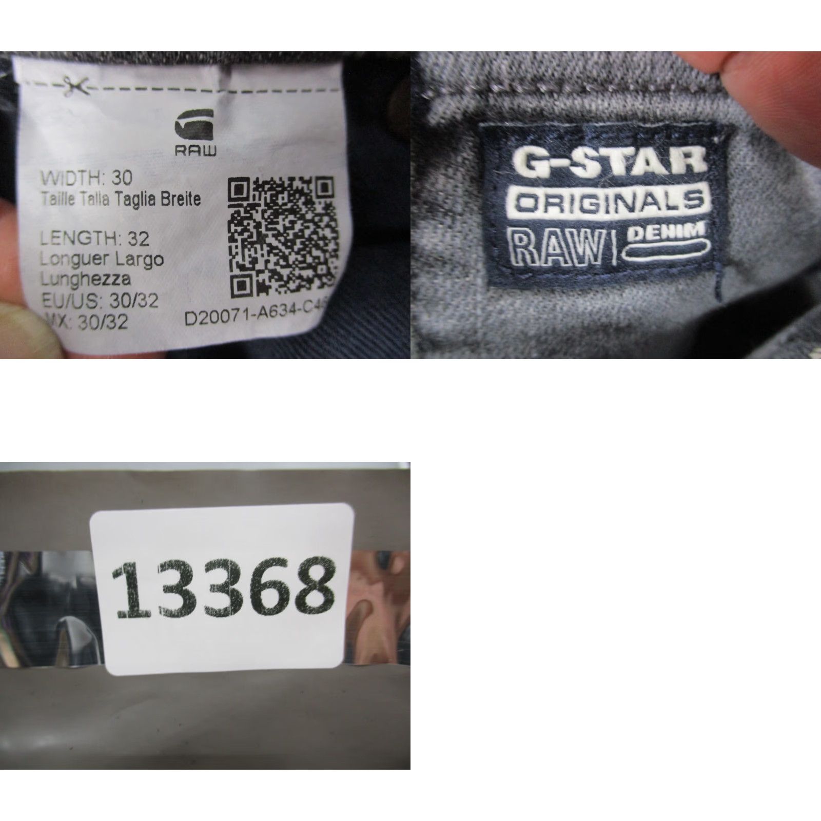 G-Star G Star Raw Jeans Men's 30W 32L Black Faded Denim Skinny Revend FWD Size US 30 / EU 46 - 9 Thumbnail