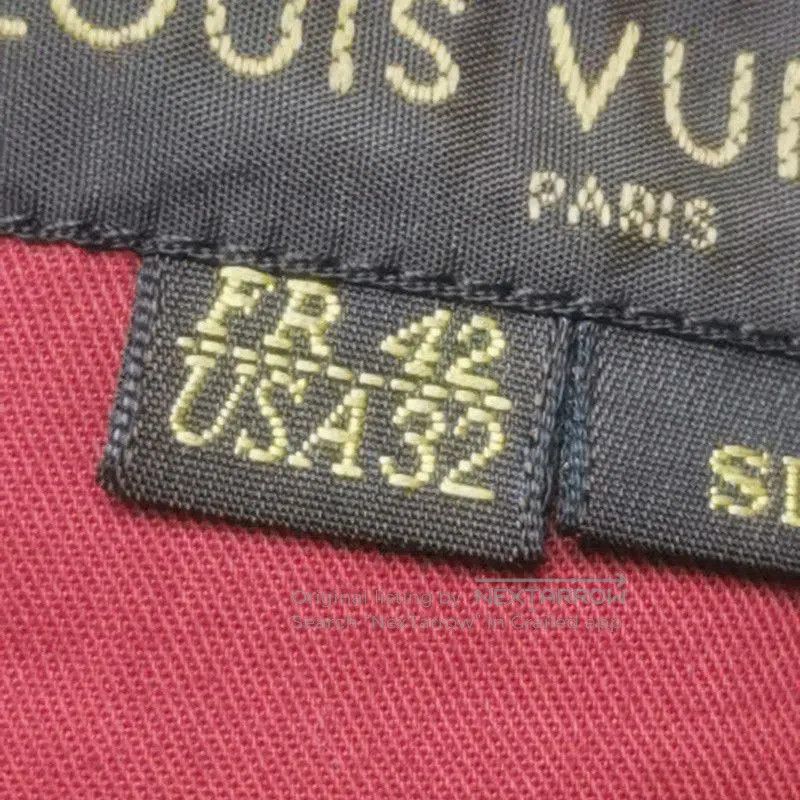 Louis Vuitton Louis Vuitton Cotton Pants in Red. Size US 32 / EU 48 - 5 Thumbnail