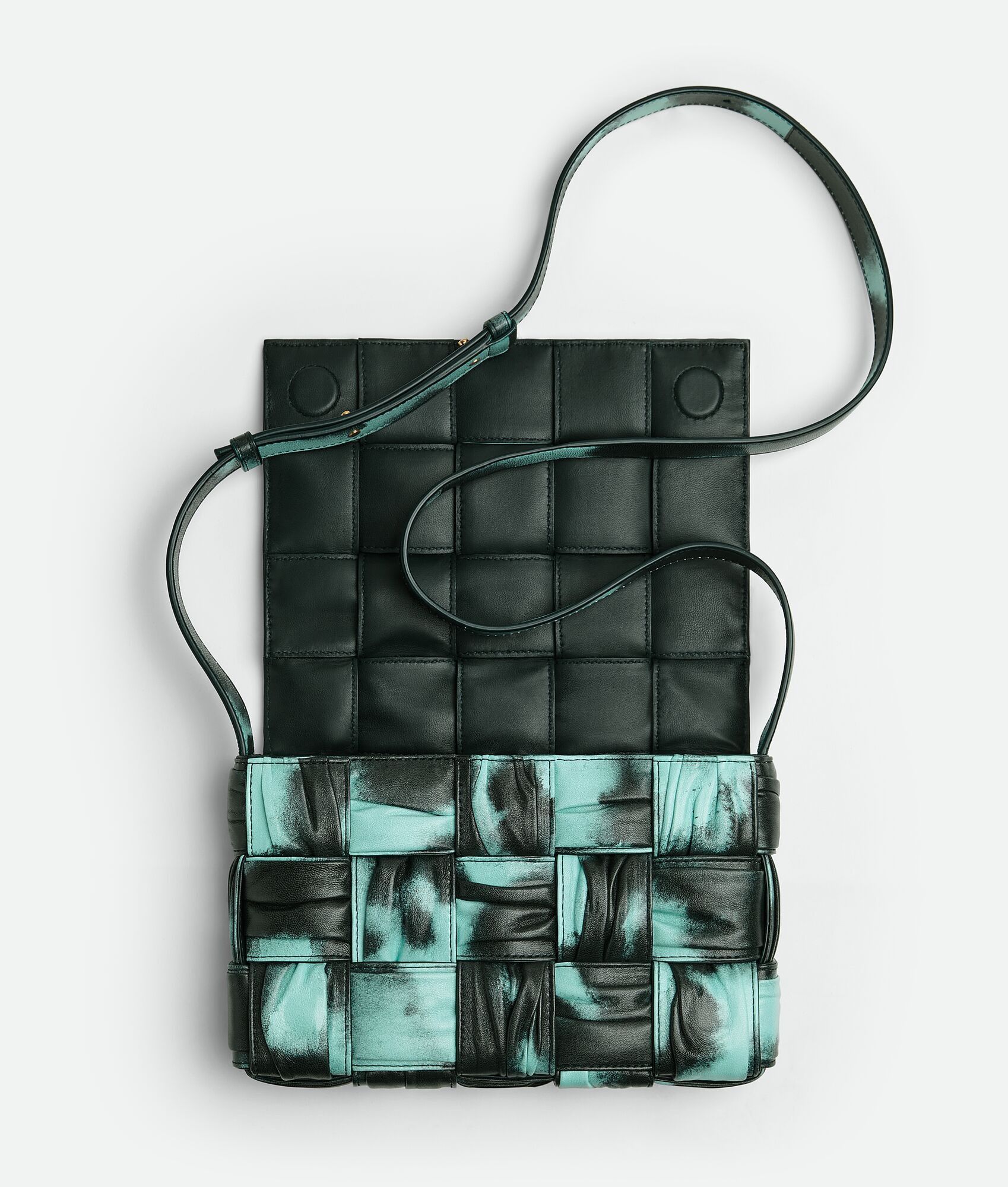 Bottega Veneta o1loc1c0824 Size: OS / Cassette in Blue/Green Size ONE SIZE - 3 Thumbnail