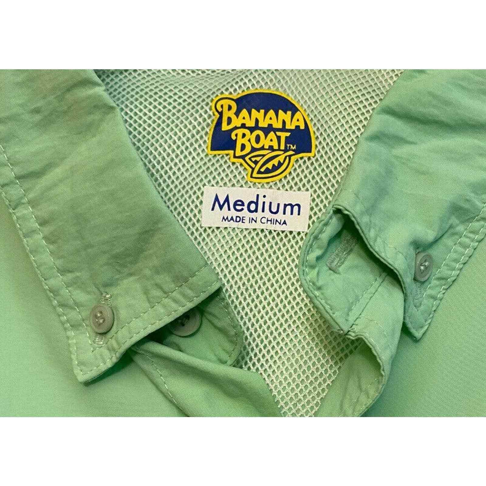 Banana Republic Banana Boat Size Med Vented Fishing Shirt Short Sleeve NWT Size US M / EU 48-50 / 2 - 5 Thumbnail