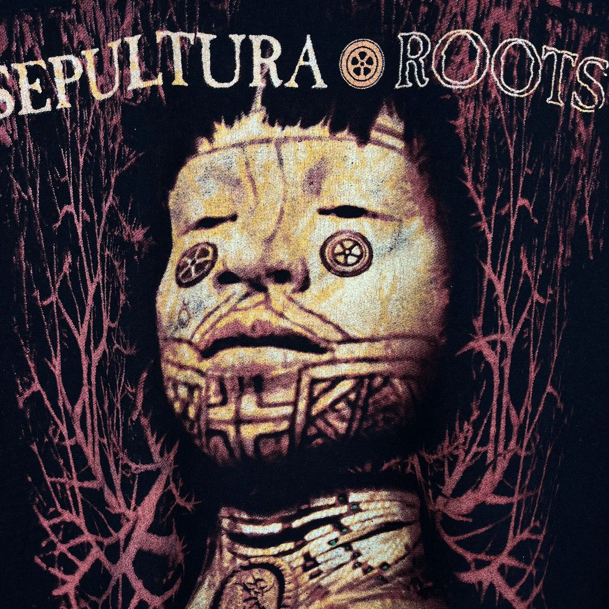 Band Tees Vintage Sepultura Roots album rare rock band tee 90’s Size US L / EU 52-54 / 3 - 5 Thumbnail