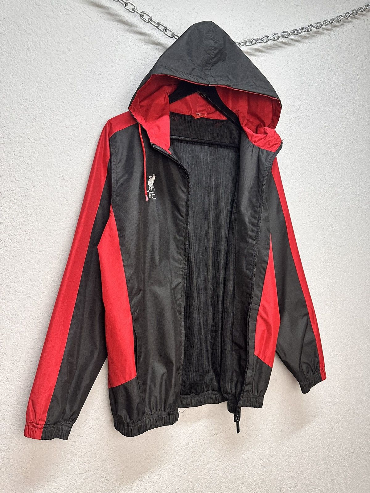 Adidas Vintage Liverpool Nike Premier Nylon Sweatshirt Y2K Hoodie Size US S / EU 44-46 / 1 - 8 Thumbnail