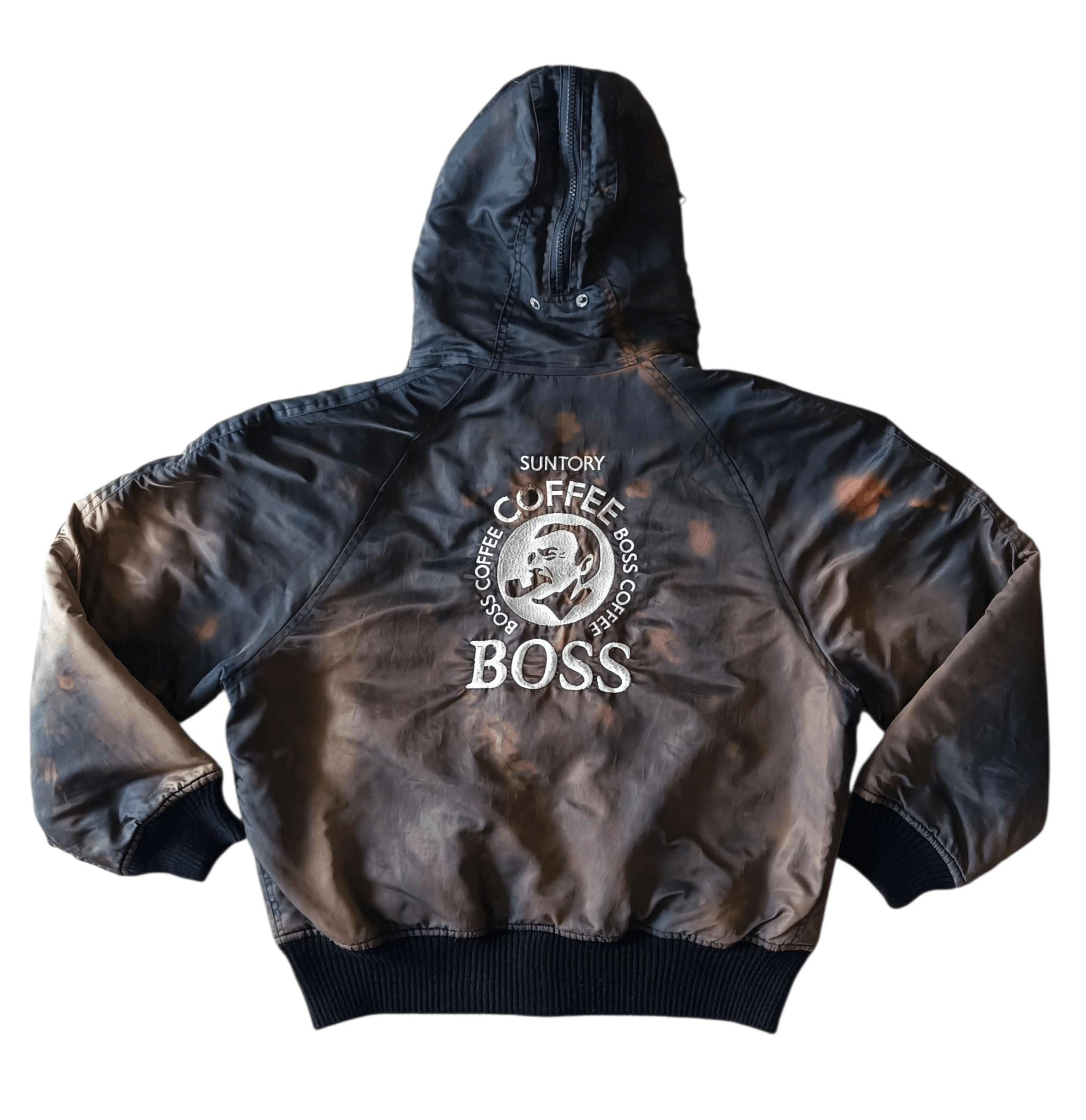 Other Vintage Thrashed Faded Suntory Coffee Boss Bomber Jacket Size US M / EU 48-50 / 2 - 2 Thumbnail