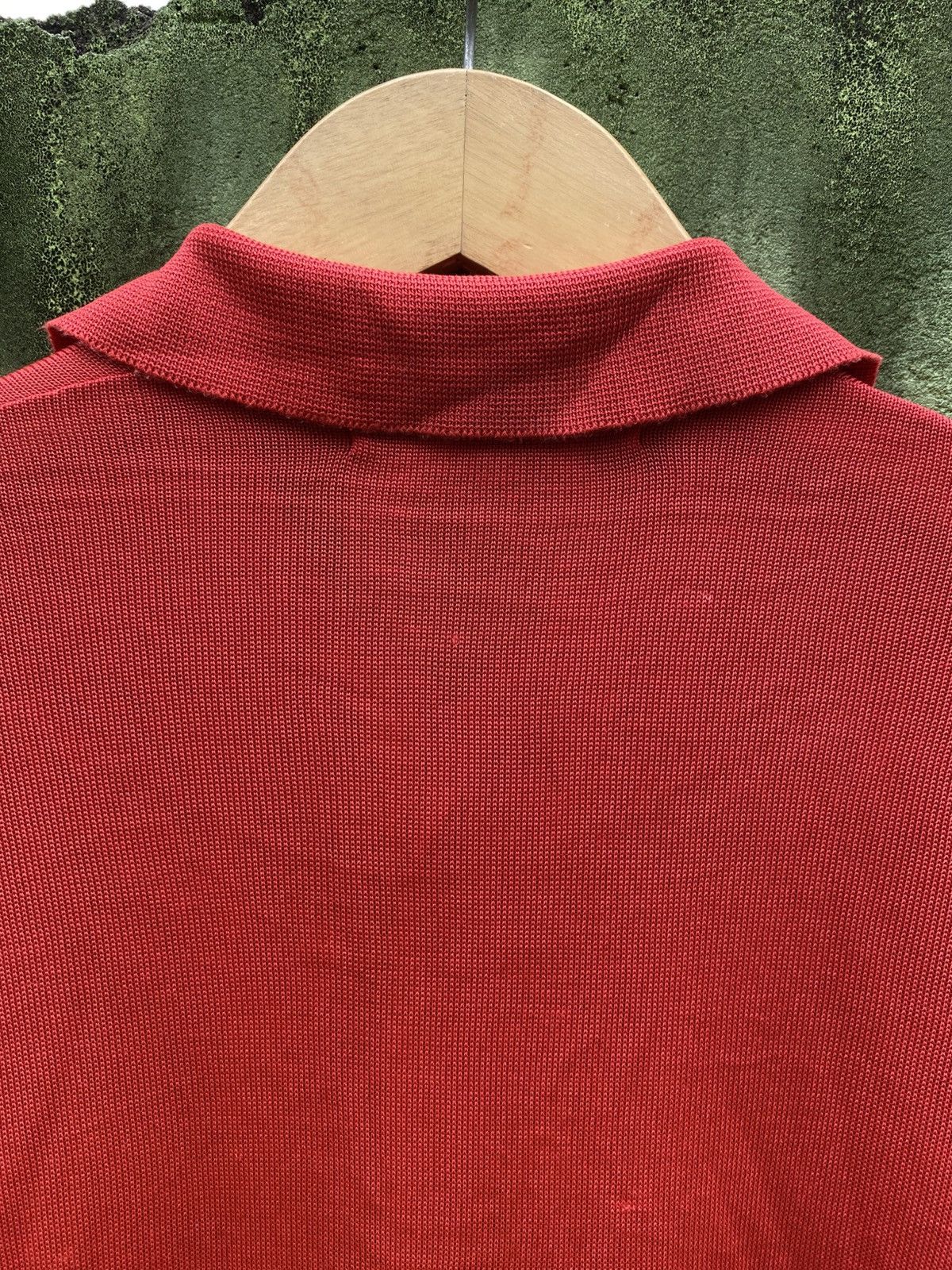 Katharine Hamnett London Katharine Hamnett London Red Buttoned Polo Minimalist Style Size US L / EU 52-54 / 3 - 10 Thumbnail