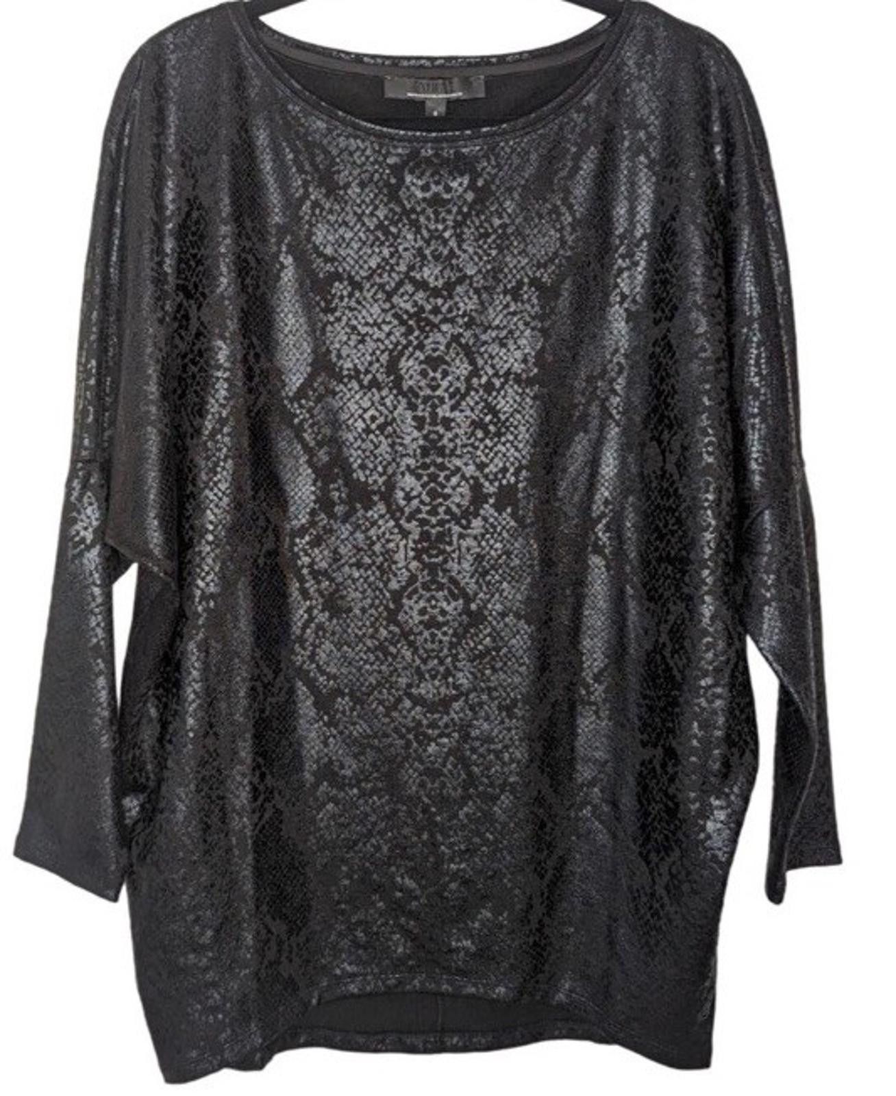 Designer White House Black Market long sleeve snake Dolman Tunic Size S / US 4 / IT 40 - 1 Thumbnail