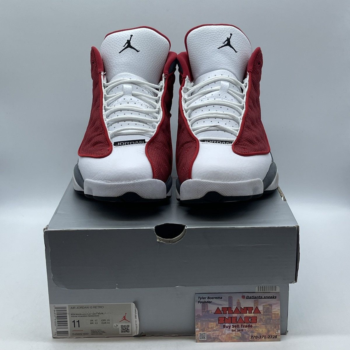 Jordan Brand Air Jordan 13 red flint Size US 11 / EU 44 - 2 Thumbnail