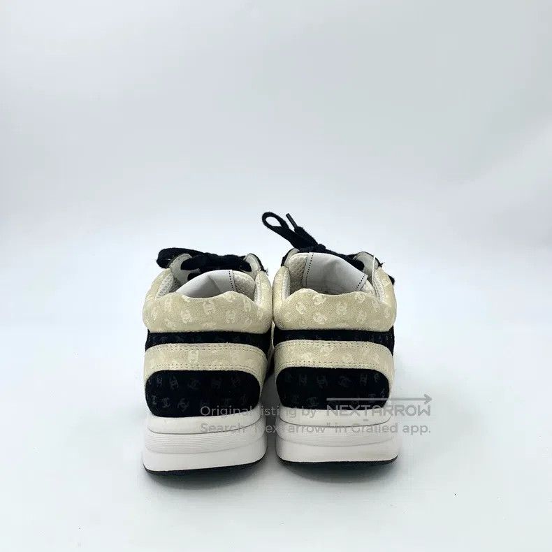 Chanel Chanel Colour-blocked embossed full-print lacing thick-sol Size US 7 / IT 37 - 4 Thumbnail