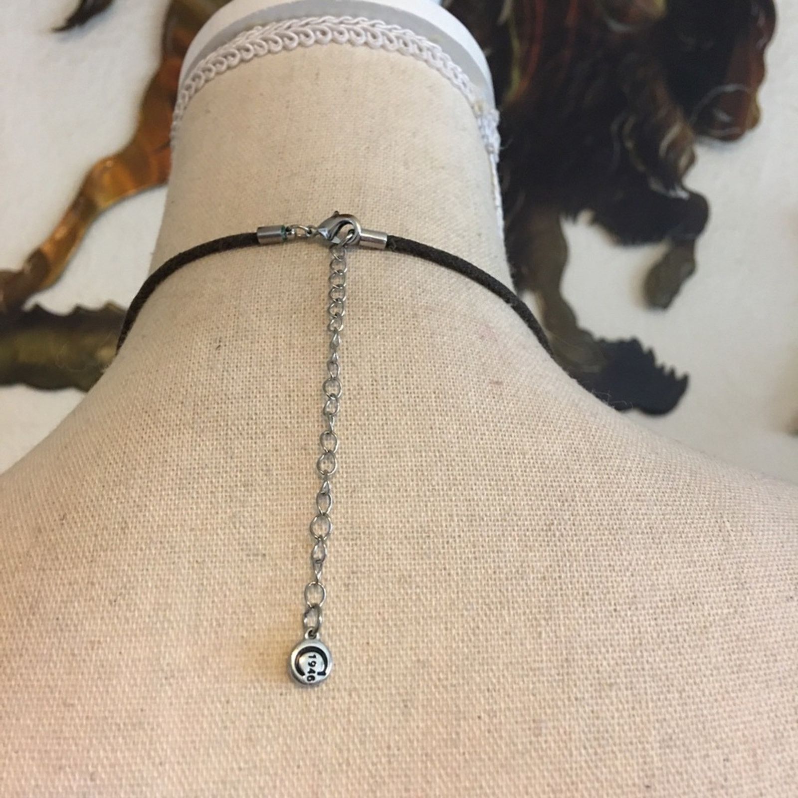 Jewelry 1946 infinity brown corded quote bar necklace Size ONE SIZE - 5 Thumbnail