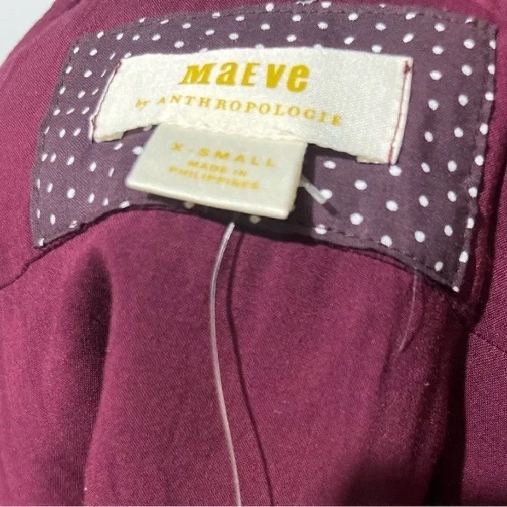 Anthropologie NWT Maeve Faux Leather Pinafore in XS Size XS / US 0-2 / IT 36-38 - 7 Thumbnail