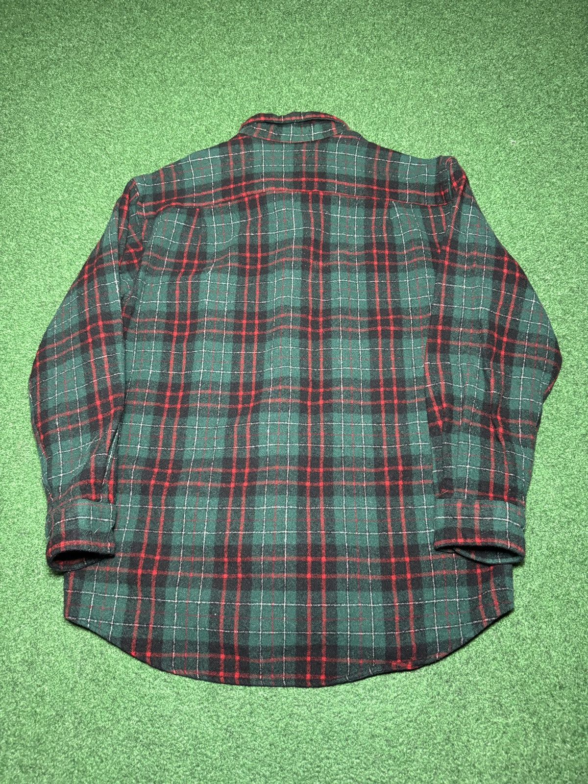Pendleton Vintage Pendleton 90s Wool Medium Plaid Flannel Dress Shirt Size US M / EU 48-50 / 2 - 5 Thumbnail