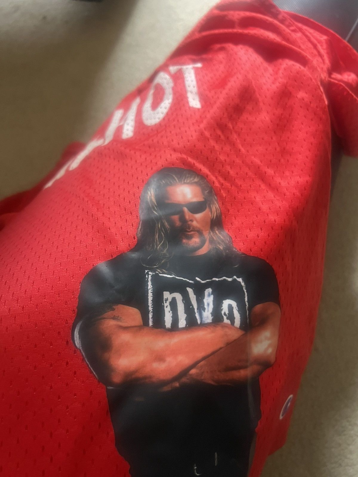 Champion 4th Rope Champion Westside Gunn NWO red shorts medium Size US 30 / EU 46 - 2 Thumbnail