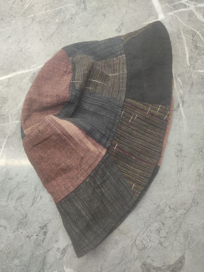 Vintage Vintage Custom Patchwork Japanese Style Bucket hat Size ONE SIZE - 5 Thumbnail