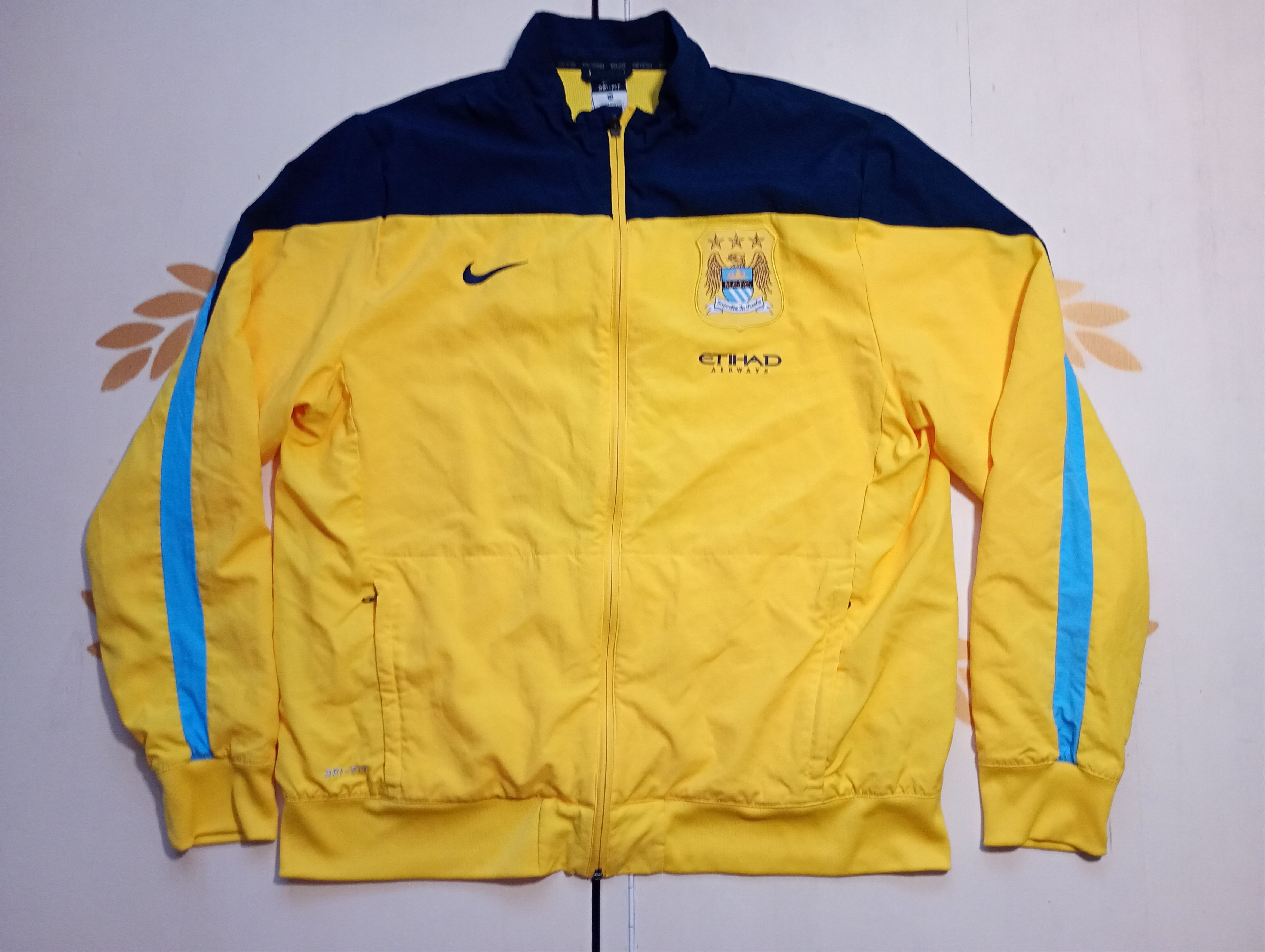 Nike Nike Manchester City Track Top Jacket 2014-2015 Size US XL / EU 56 / 4 - 1 Thumbnail
