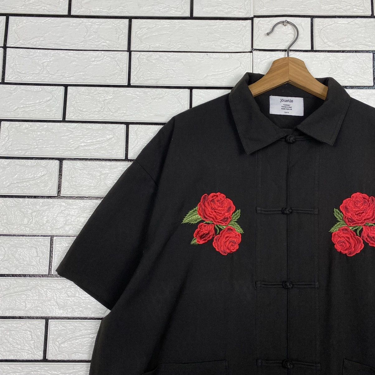 Japanese Brand 🔥FLORAL SHIRT BUTTON BOWLING MANDARIN JOUETIE ISSEY MIYAKE Size US M / EU 48-50 / 2 - 7 Thumbnail