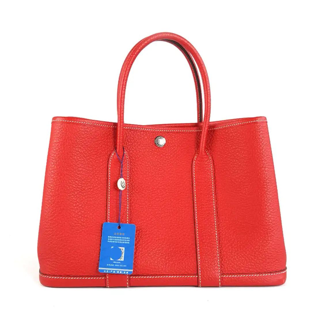 Hermes Hermes Garden Party 30 red Negondacowhide leather Garden Party handbag silver ha Size ONE SIZE - 1 Thumbnail