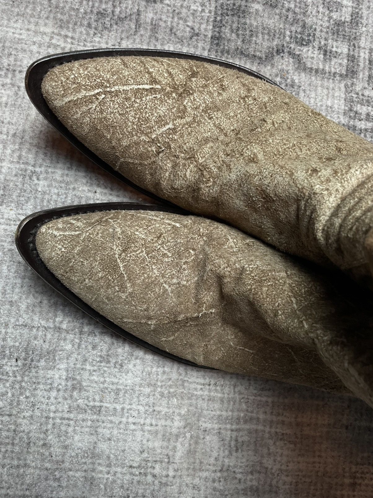 Gianni Barbato Gianni Barbato Scarred Side Zip Boots Size US 11 / EU 44 - 10 Thumbnail
