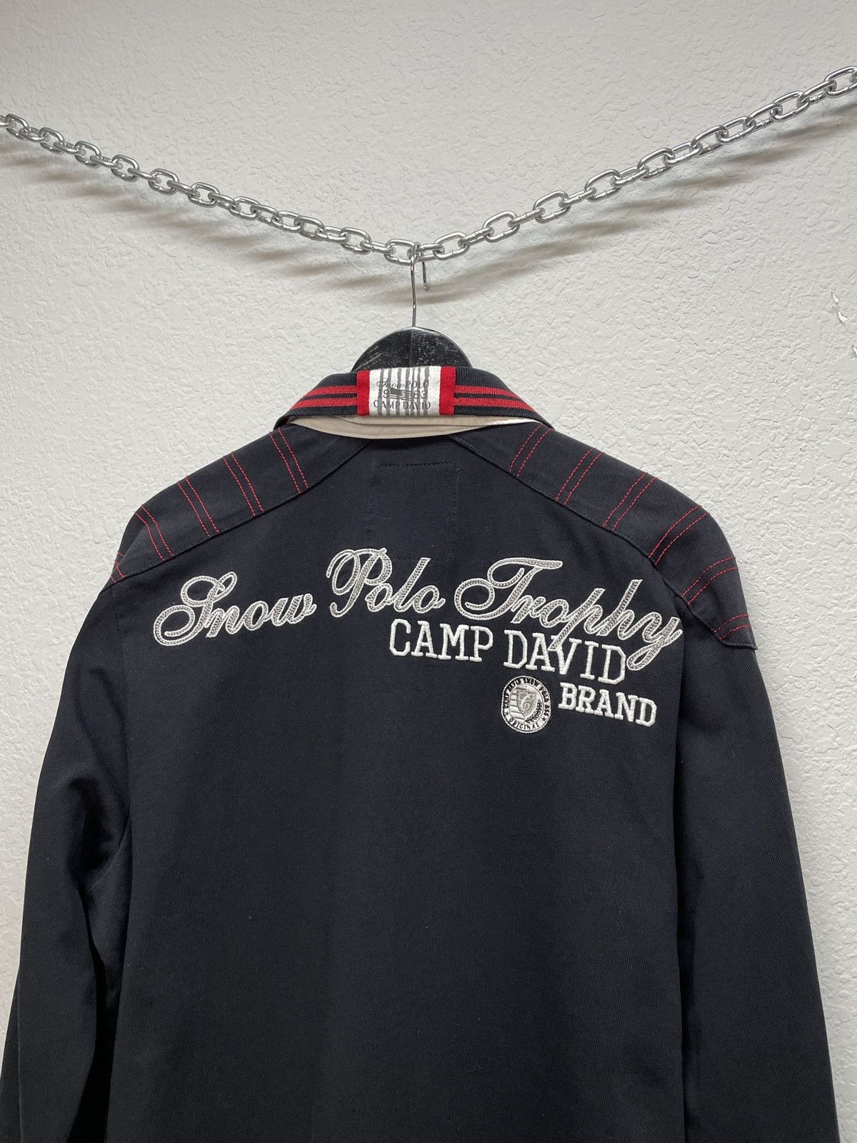 Vintage Vintage Camp David Like Polo Ralph Lauren Rugby Long Sleeve Size US L / EU 52-54 / 3 - 11 Thumbnail