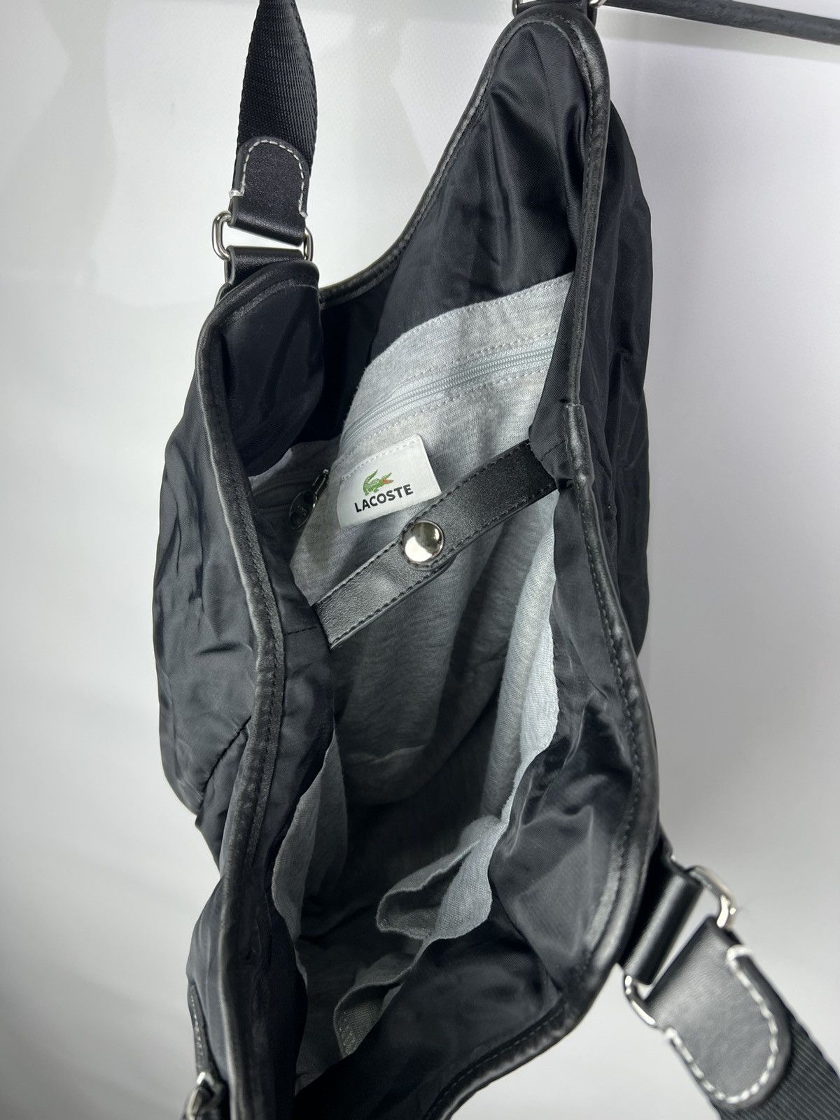 Lacoste Vintage streetwear sportswear y2k sk8 hype Lacoste Bag Size ONE SIZE - 4 Thumbnail