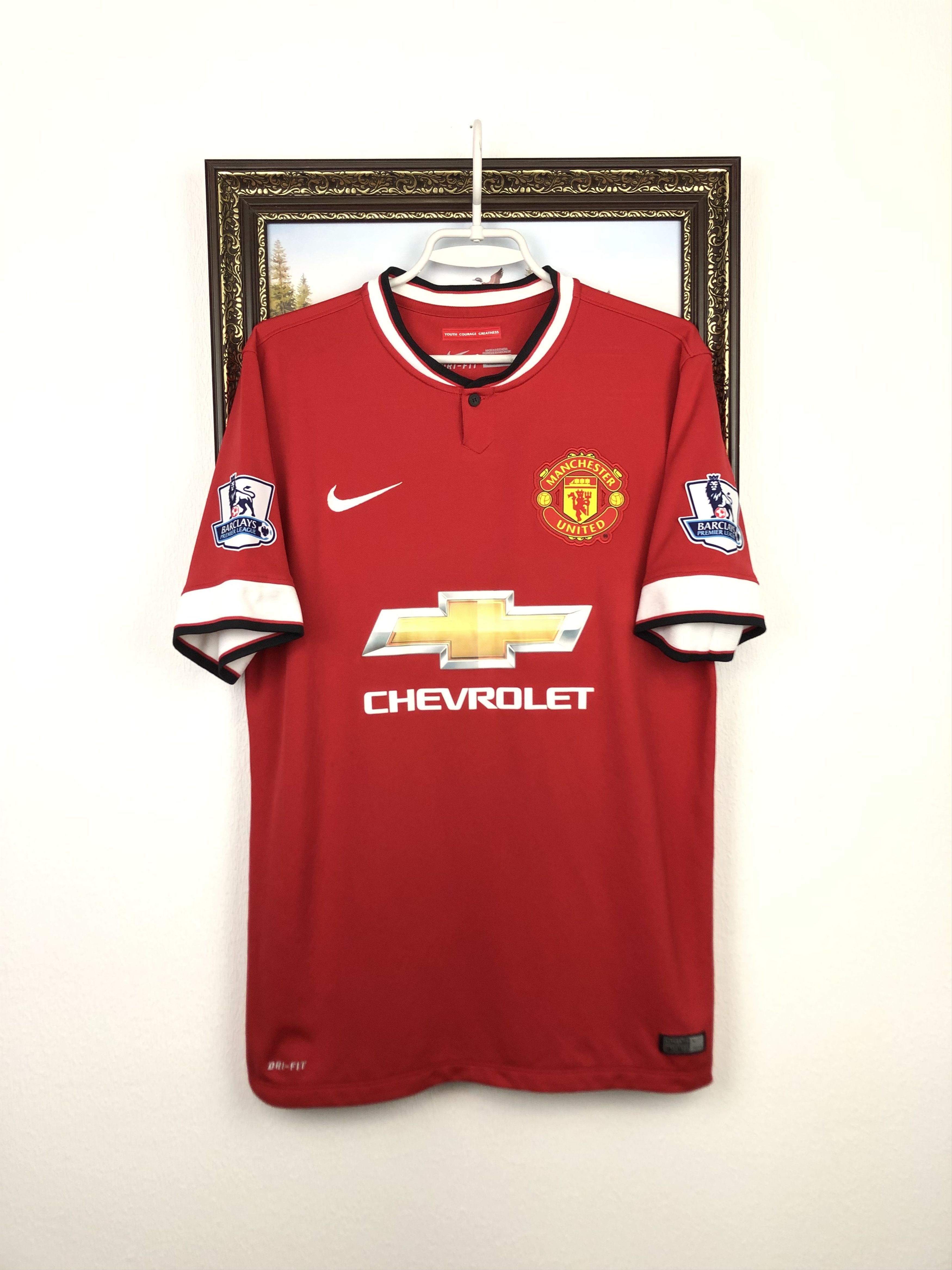 Nike Manchester United football shirt Soccer Nike Rooney Jersey Size US M / EU 48-50 / 2 - 4 Thumbnail