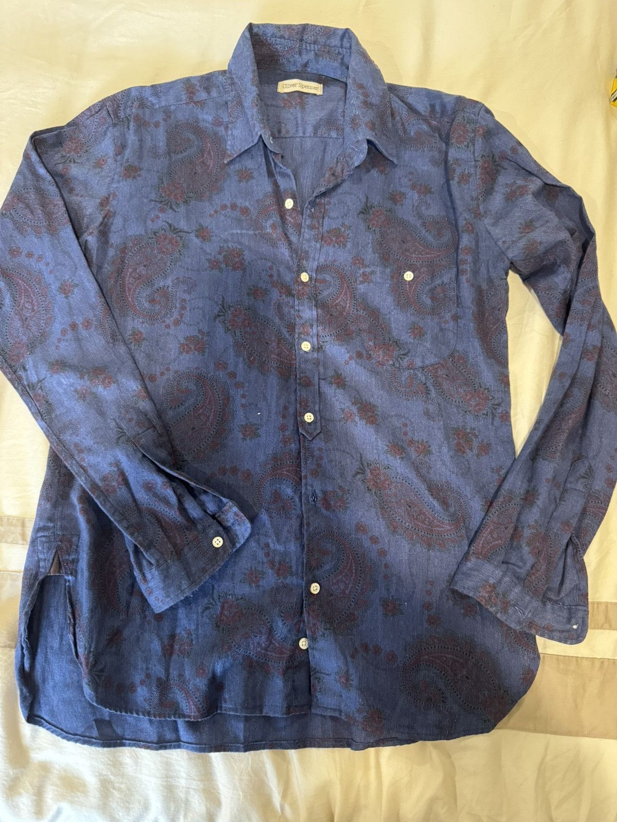 Oliver Spencer Oliver Spencer designer paisley shirt. $250 Size US M / EU 48-50 / 2 - 5 Thumbnail