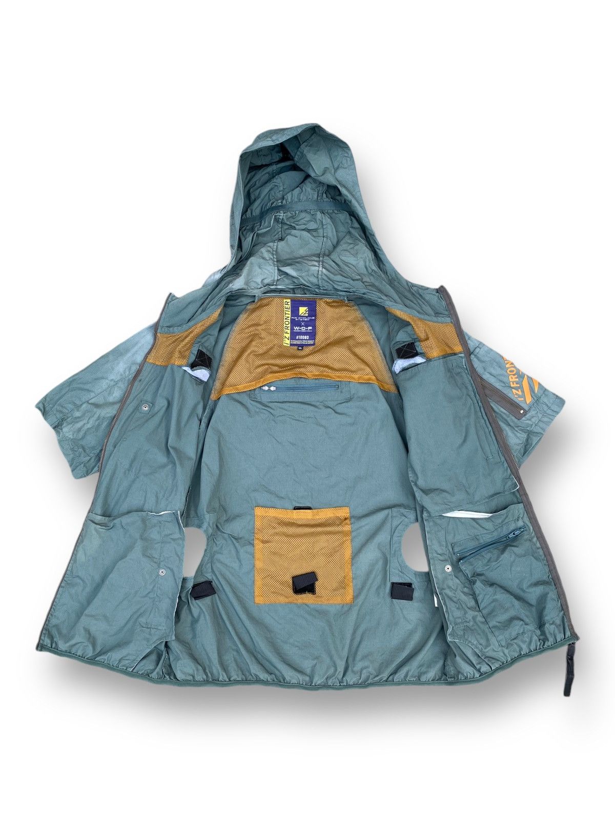 Japanese Brand Vintage IZ Frontier Tactical Hoodies Jacket. #D4 Size US XL / EU 56 / 4 - 4 Thumbnail