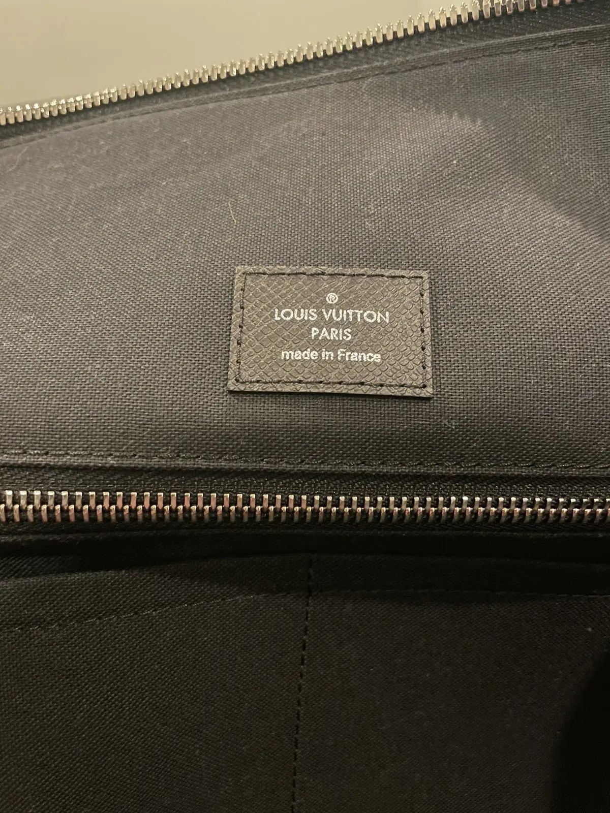 Louis Vuitton Louis Vuitton Taurillon Astralis 50 Black Keepall Size ONE SIZE - 10 Thumbnail