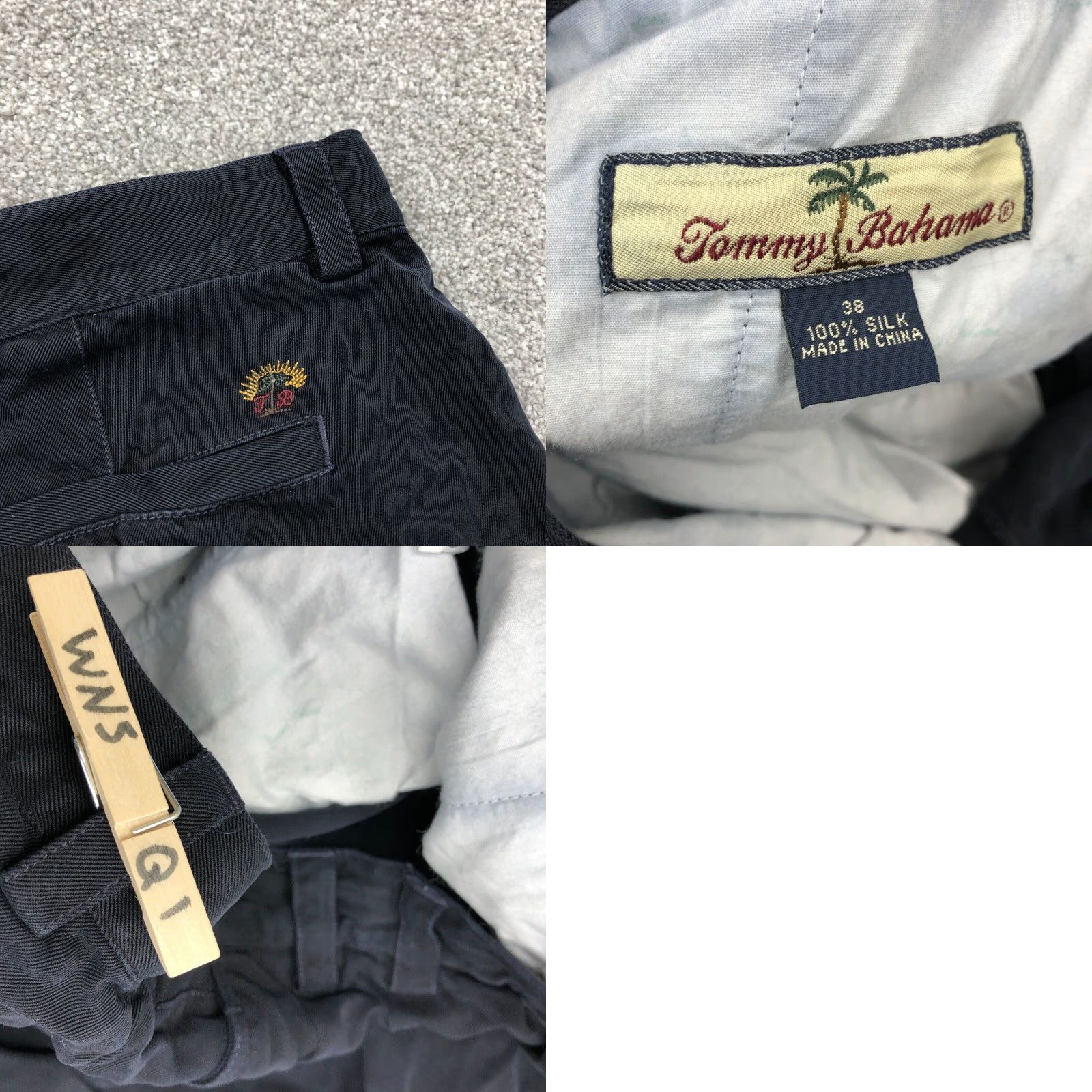 Tommy Bahama Tommy Bahama Chino Shorts Men 38 Navy Blue Twill Pleated Front Silk Beach Golf Shirt Casual Men's 38 Blue Chino Shorts Size US 38 / EU 54 - 8 Thumbnail