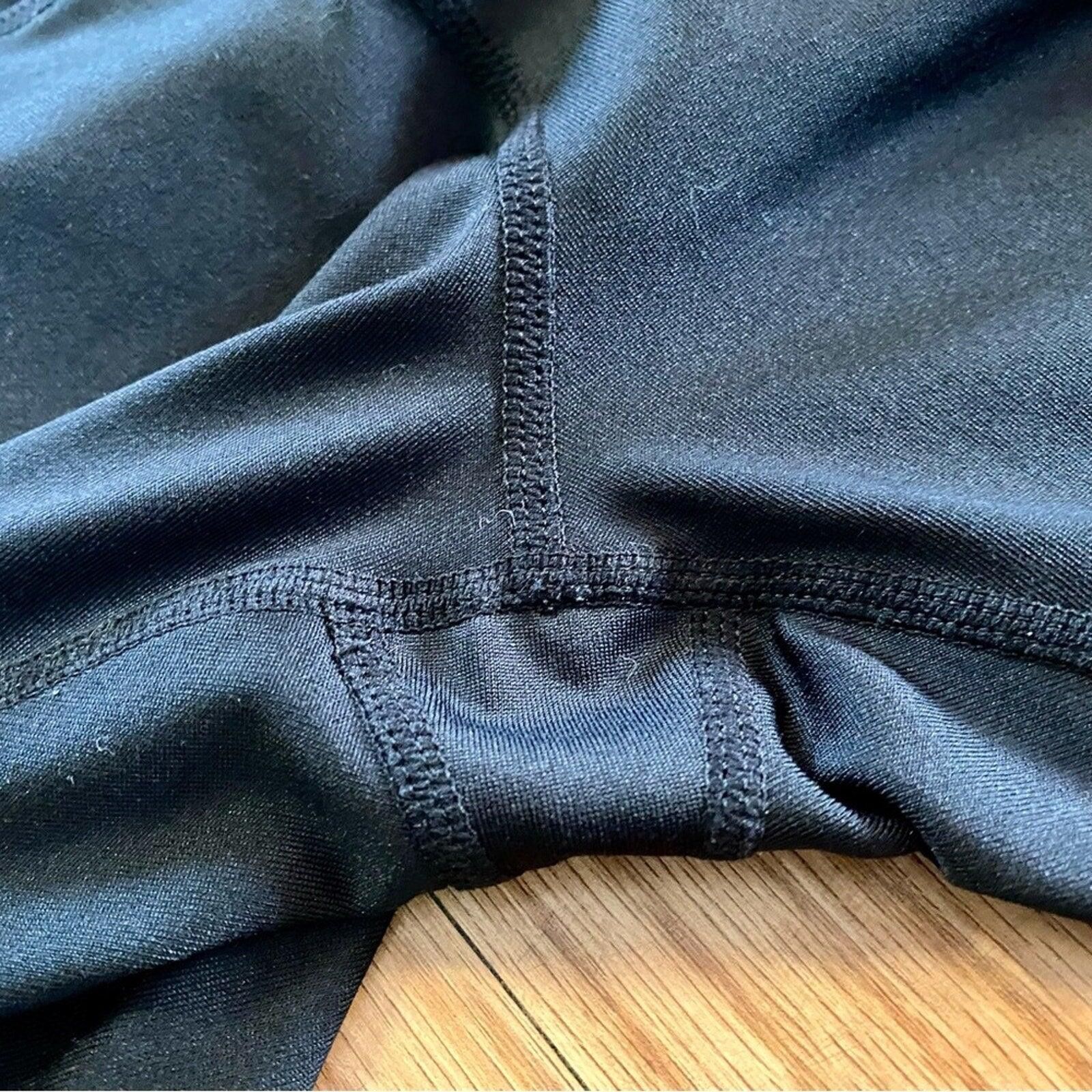 Bcbgmaxazria BCBGMaxAzria Black Capri Athletic Legging Pants Womens Large Size 36" / US 14 / IT 50 - 6 Thumbnail