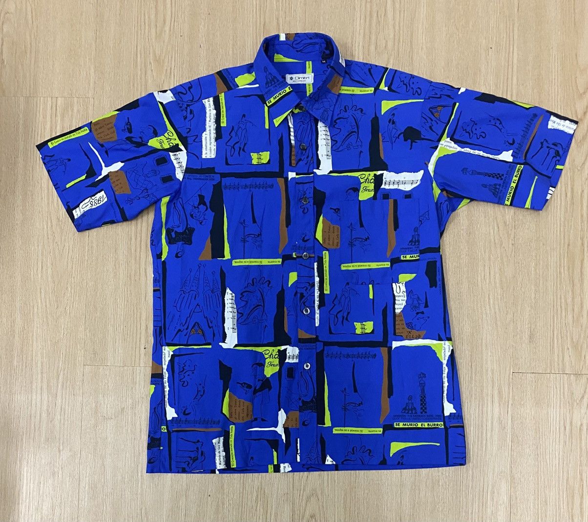 Designer × Hypebeast DIMITRI by dimitri NewYork & Milano Shirt Rare Design Size US M / EU 48-50 / 2 - 1 Thumbnail