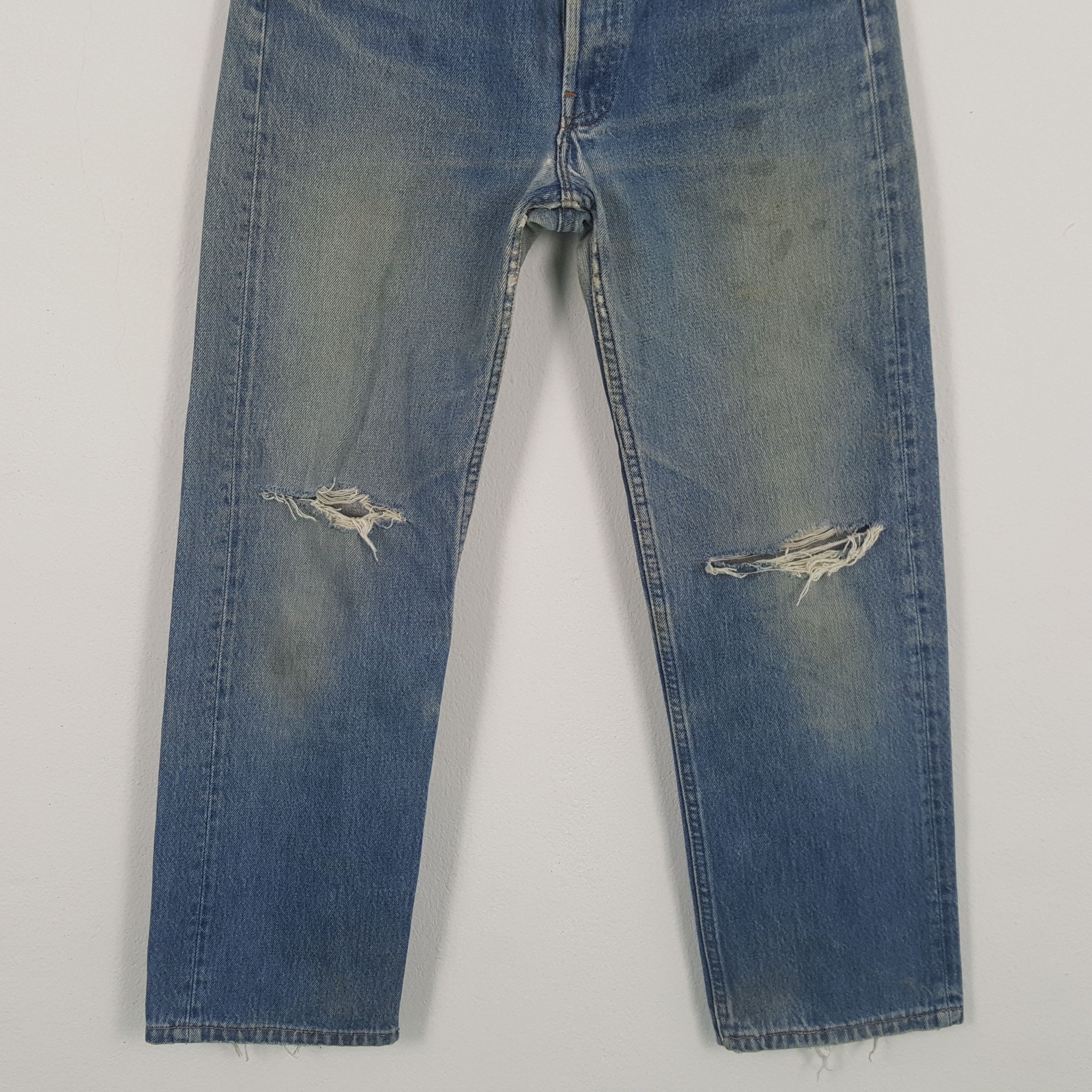 Levi's × Vintage LEVIS Daily Streetwear Style Distressed Jeans Size US 29 - 3 Thumbnail
