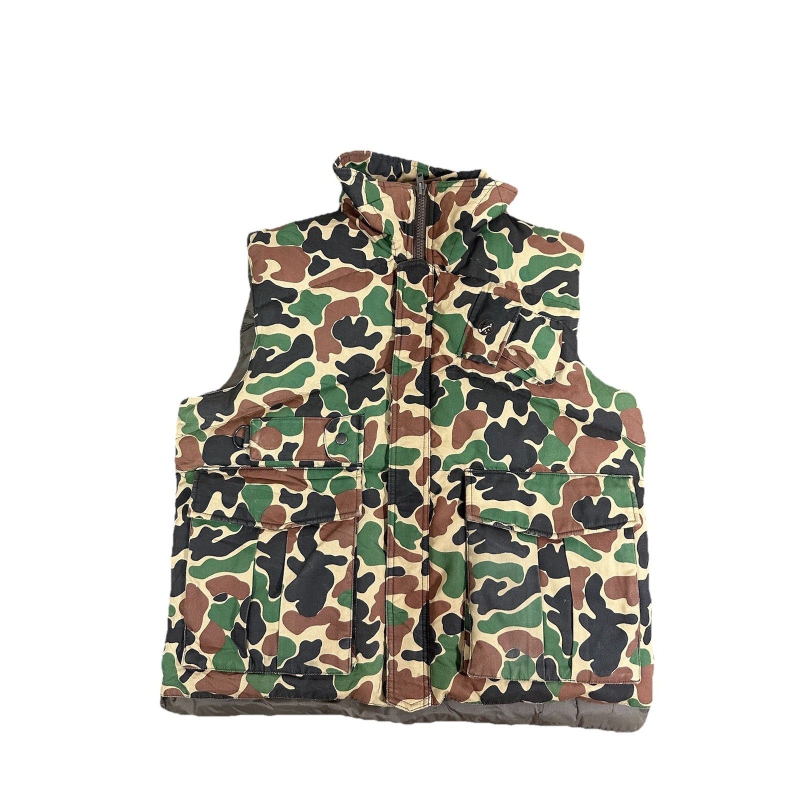 Vintage Vintage Duck Camo Vest Jacket Hunting Military Army Wilderne Size US L / EU 52-54 / 3 - 2 Thumbnail