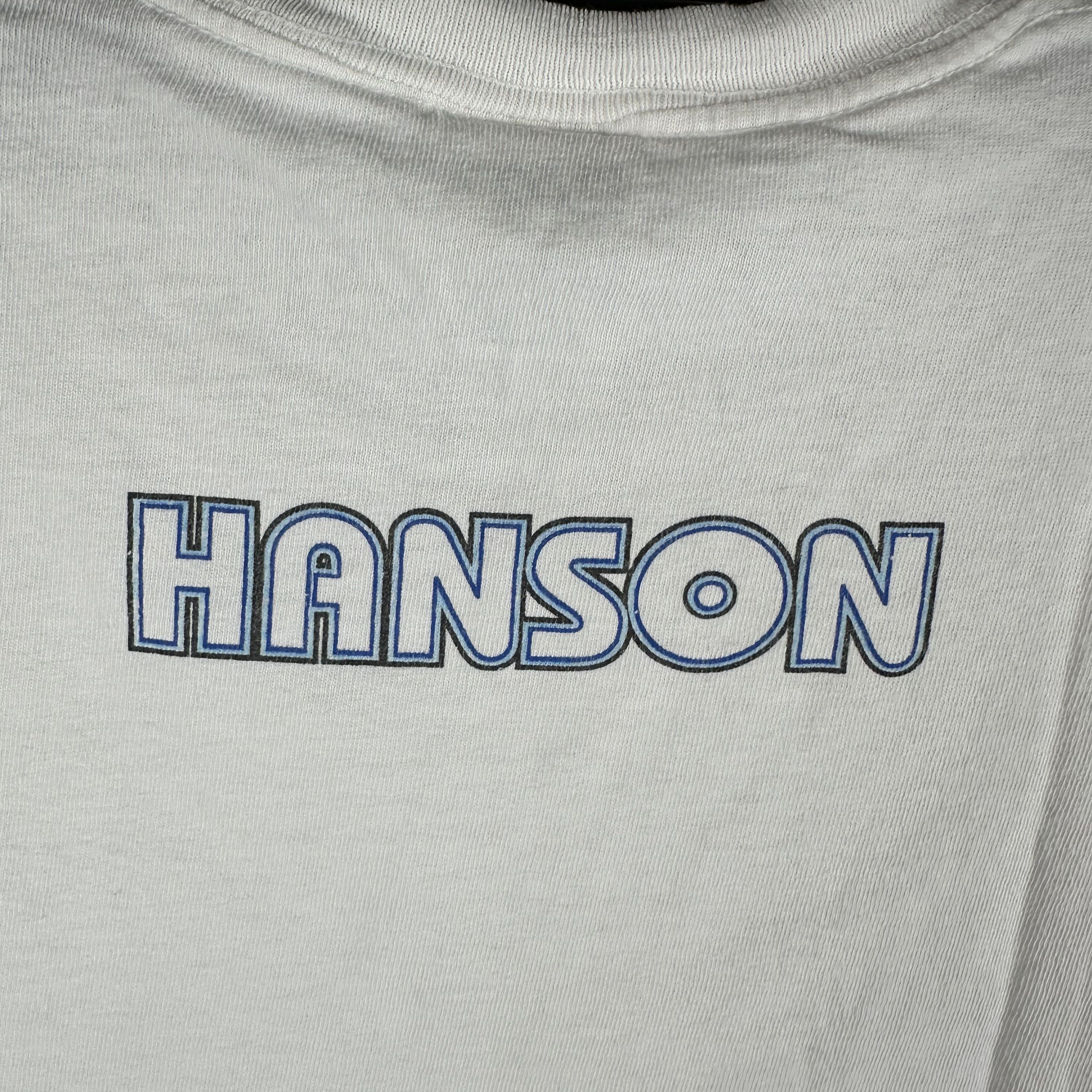 Vintage Vintage 1997 Hanson Pop Rock Band Graphic T-Shirt Size US S / EU 44-46 / 1 - 4 Thumbnail