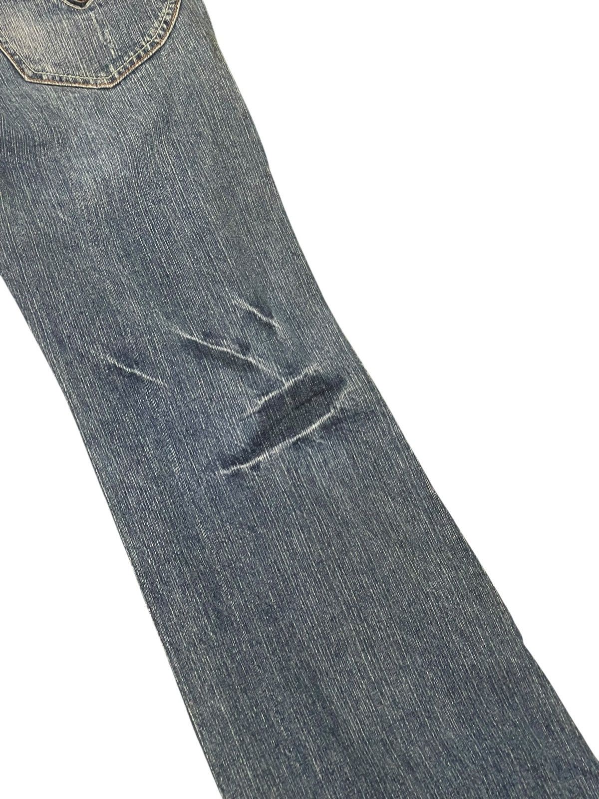 Japanese Brand Flare Jeans Indecent Denim Boot Cut 2🟦2 Size US 31 - 17 Thumbnail