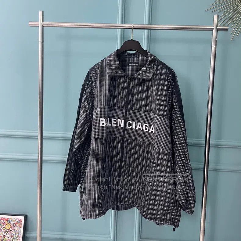 Balenciaga Balenciaga Embroidered chessboard pattern tactical jacket Size US M / EU 48-50 / 2 - 1 Thumbnail