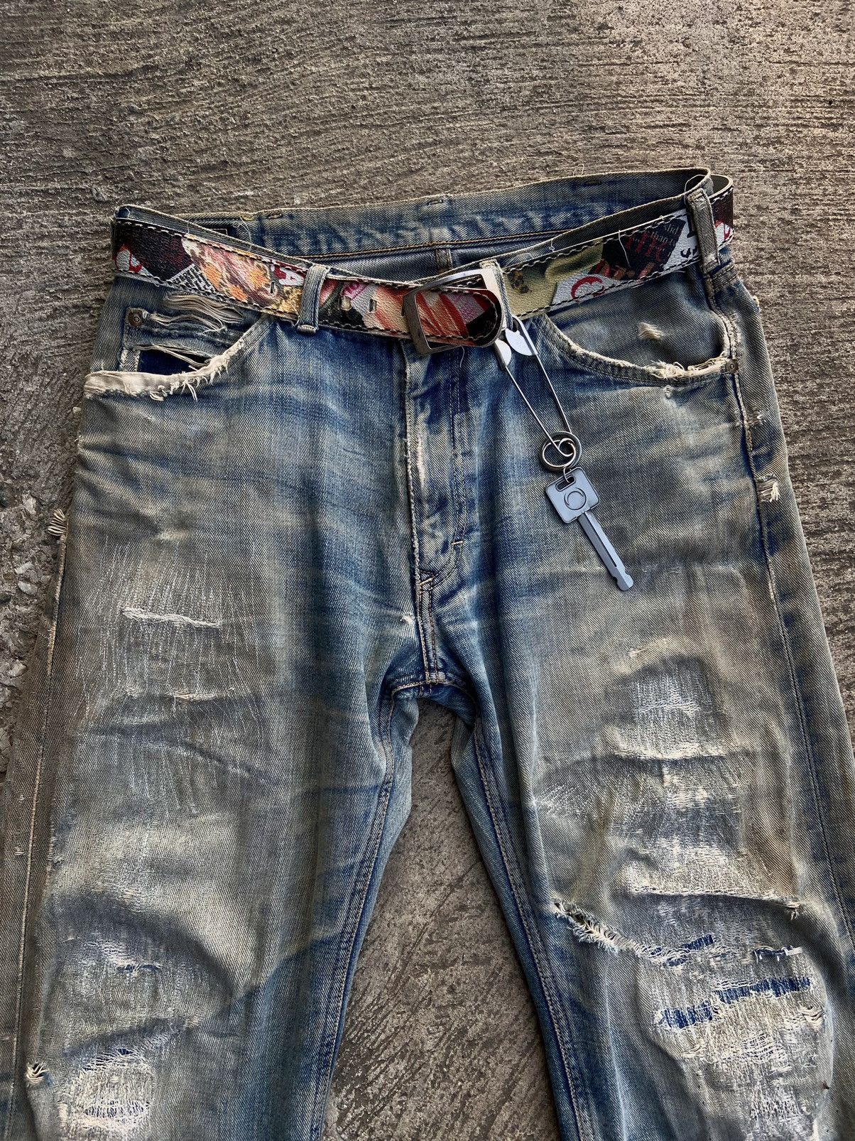 Rick Owens Drkshdw patchwork